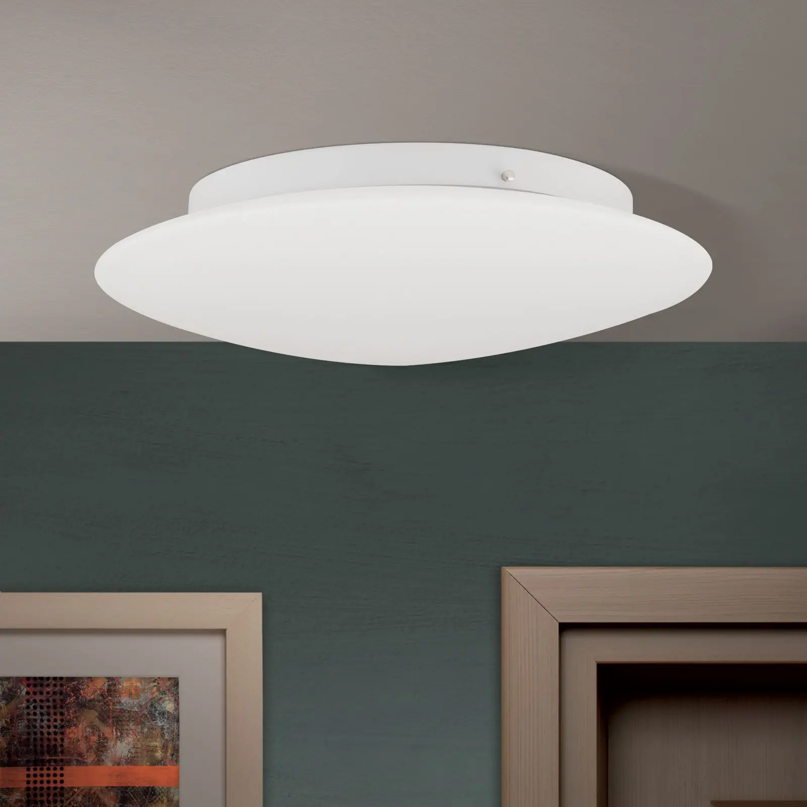 Plafonska lampa ALBA, opal, Ø 45 cm - 3