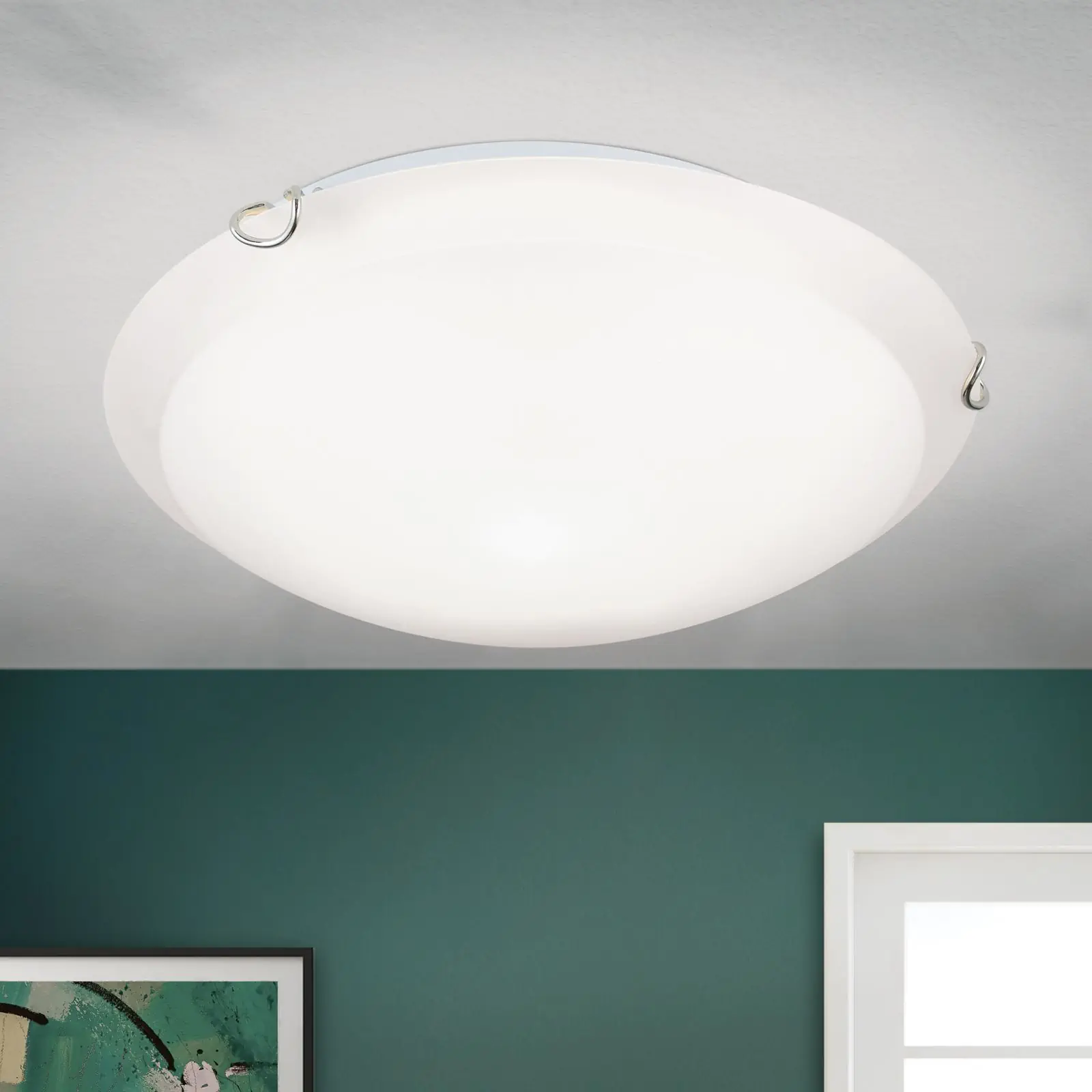 Plafonska lampa AGADA, hrom, 30 cm - 2