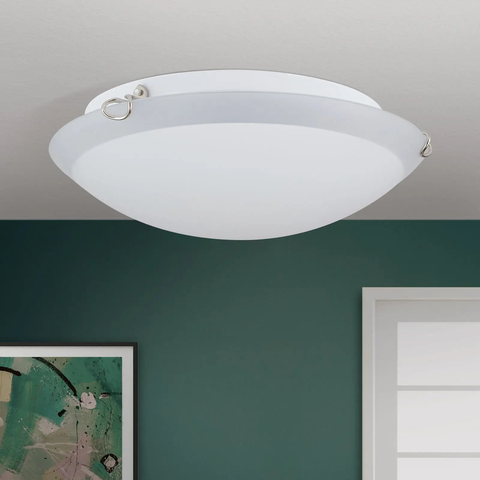 Plafonska lampa AGADA, hrom, 30 cm - 3