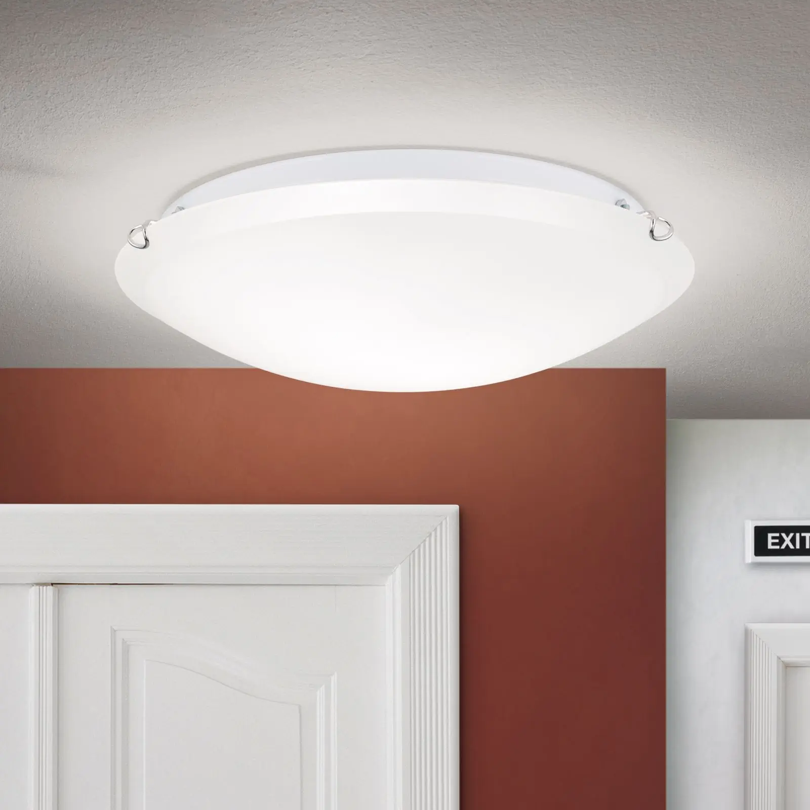 Plafonska lampa AGADA, hrom, 40 cm - 1