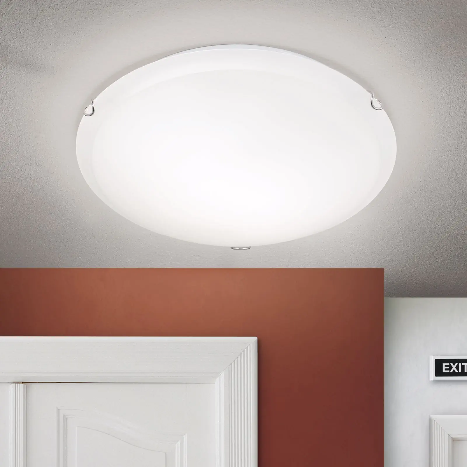 Plafonska lampa AGADA, hrom, 40 cm - 2