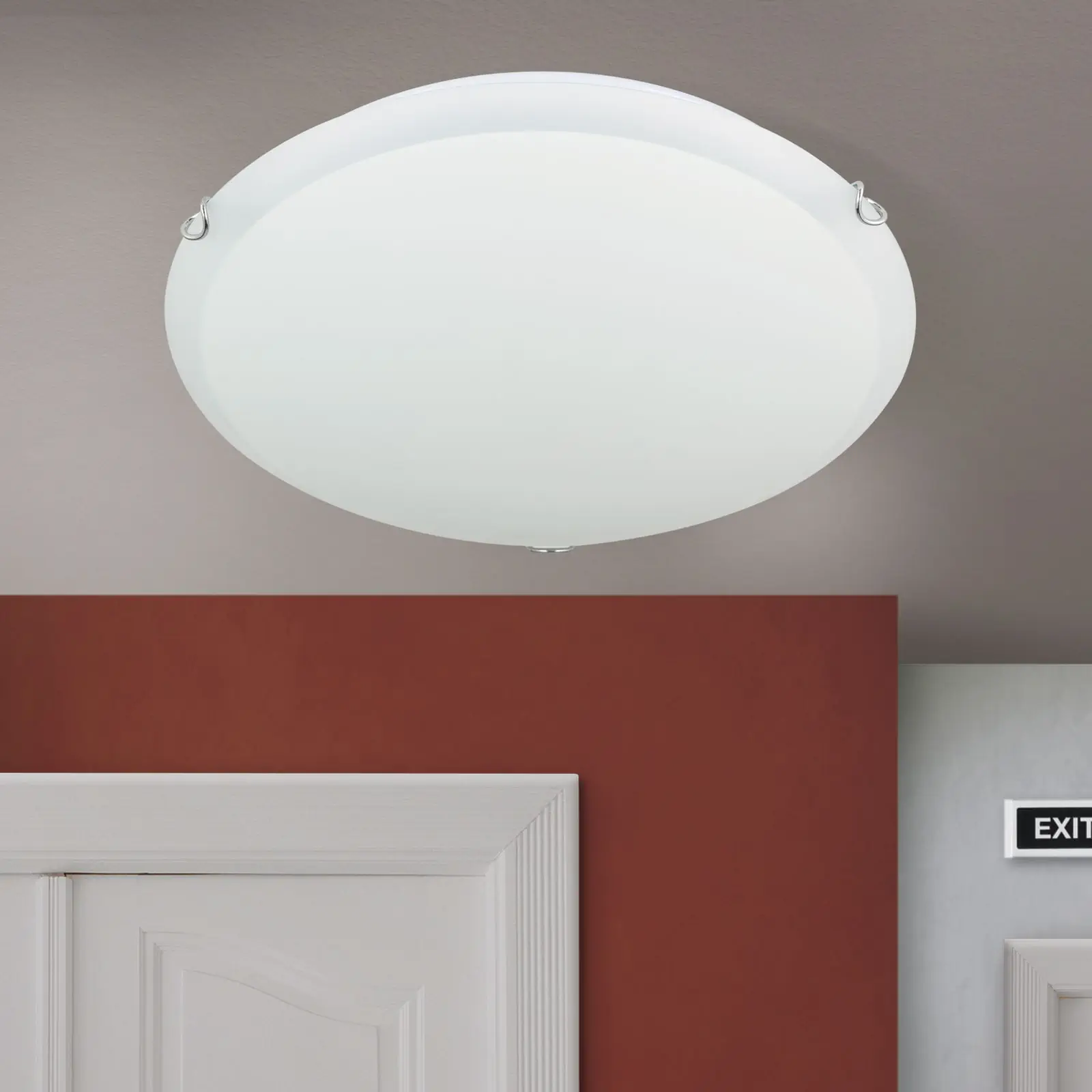 Plafonska lampa AGADA, hrom, 40 cm - 3