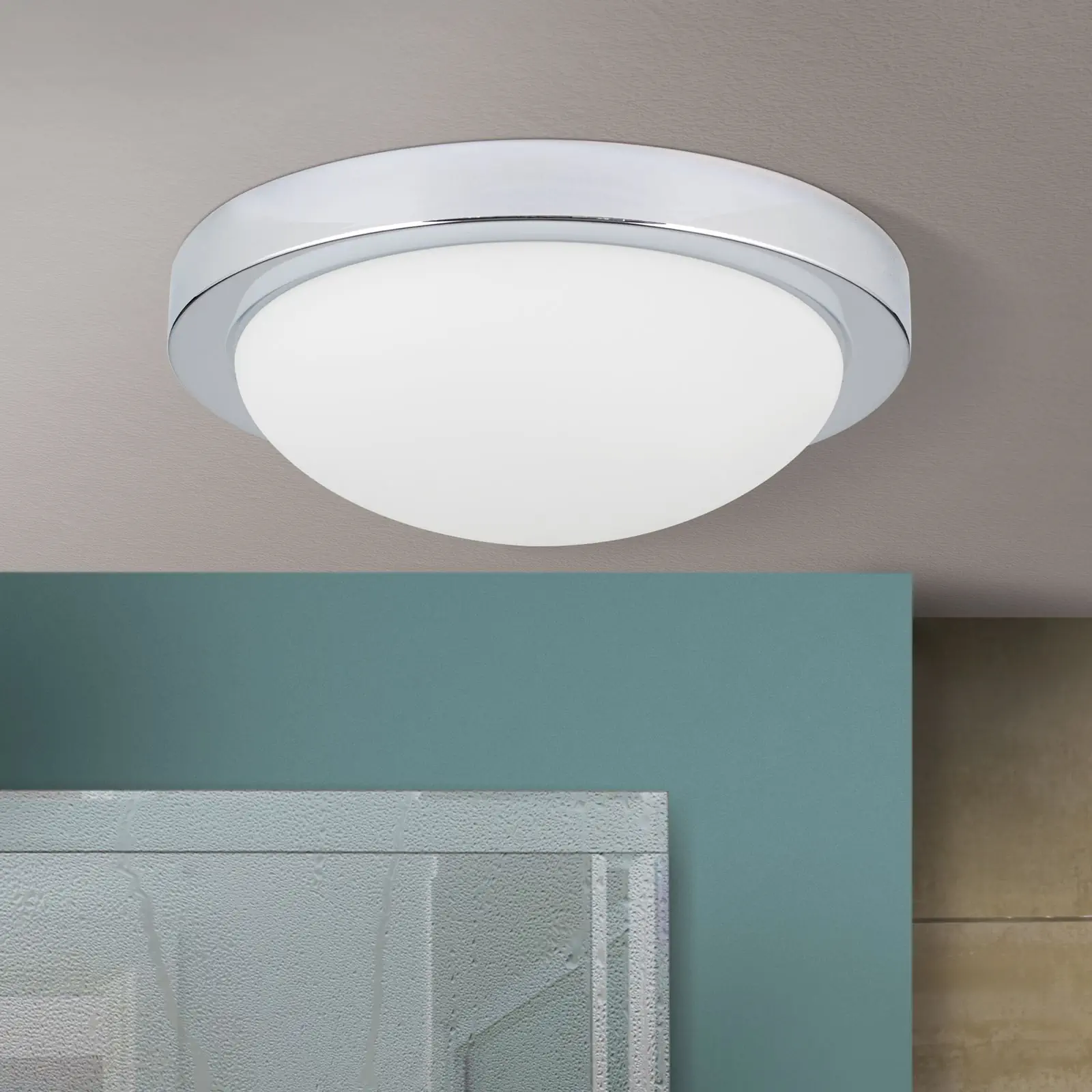 Plafonska lampa FATO, hrom, Ø 32 cm - 3