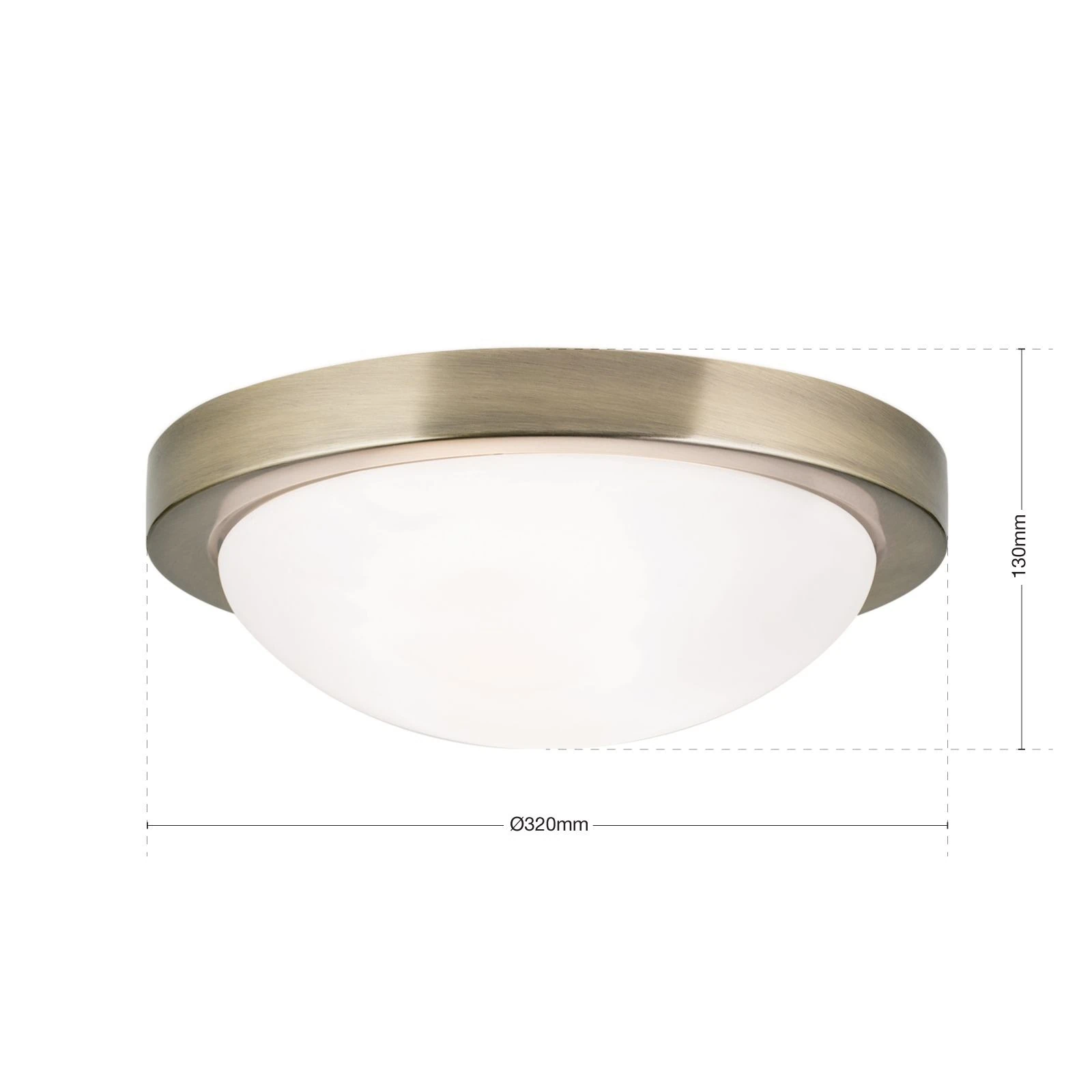 Plafonska lampa FATO, patina, Ø 32 cm - 7