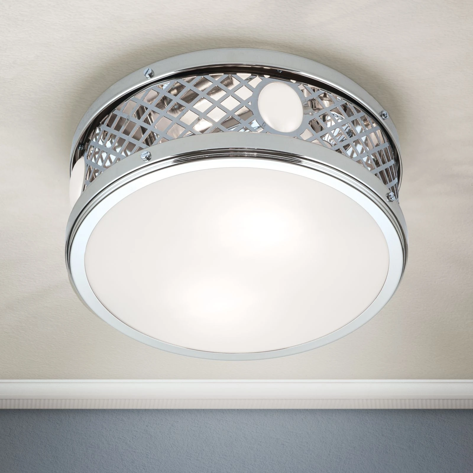 Plafonska lampa ALT WIEN, sjajni nikl, Ø 25 cm - 2