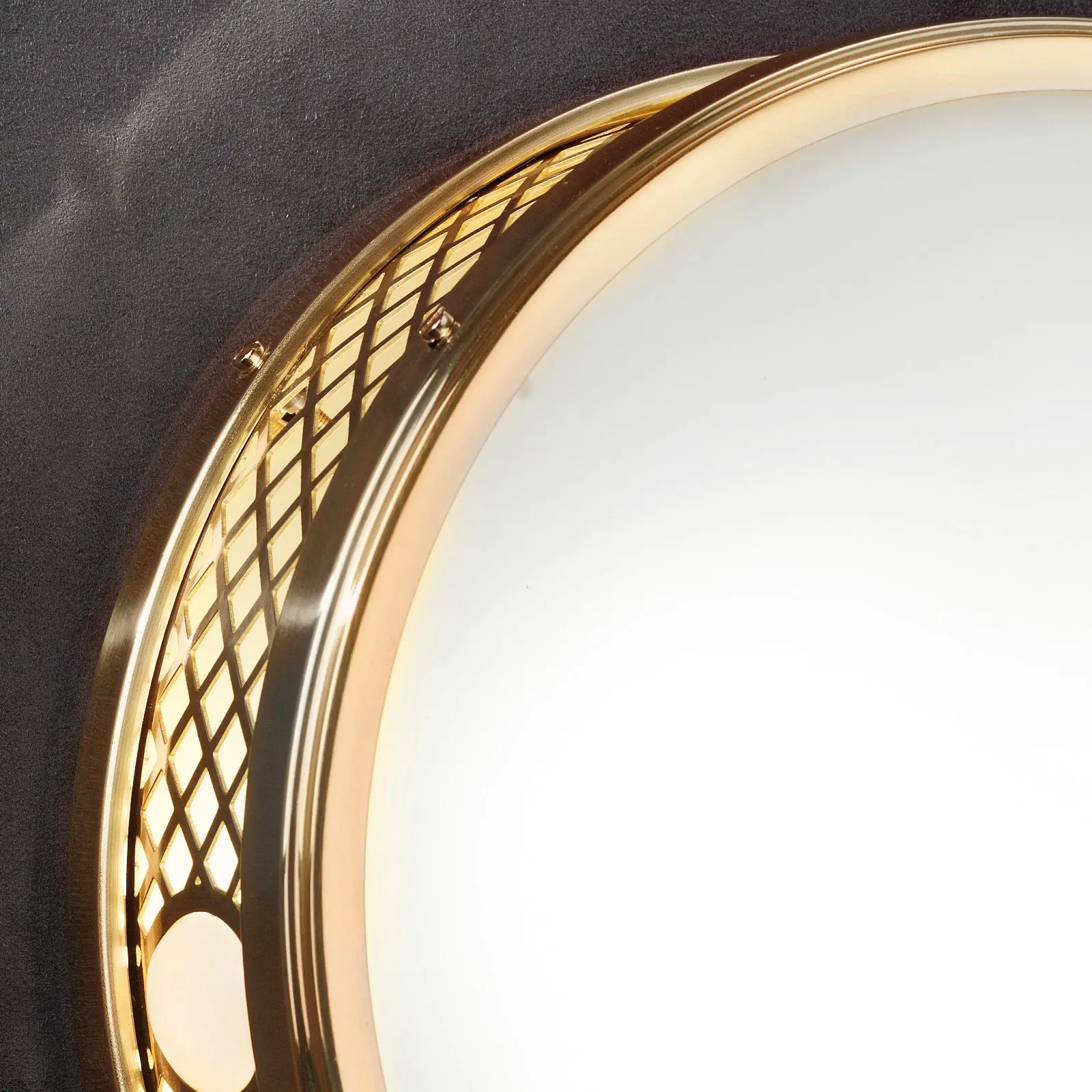 Okrugla plafonska lampa ALT WIEN, sjajni mesing, 33cm - 2