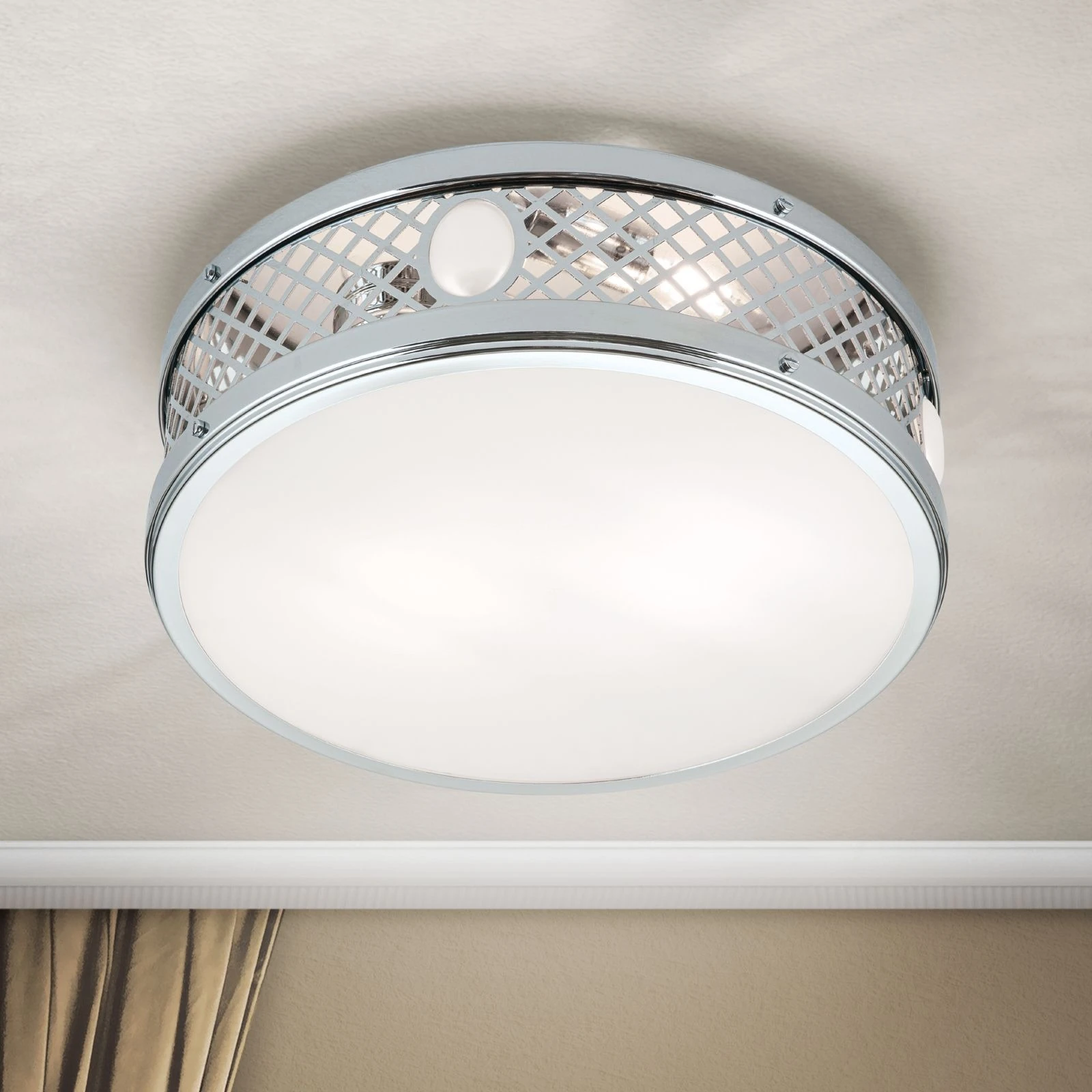 Plafonska lampa ALT WIEN, sjajni nikl, Ø 33 cm - 2