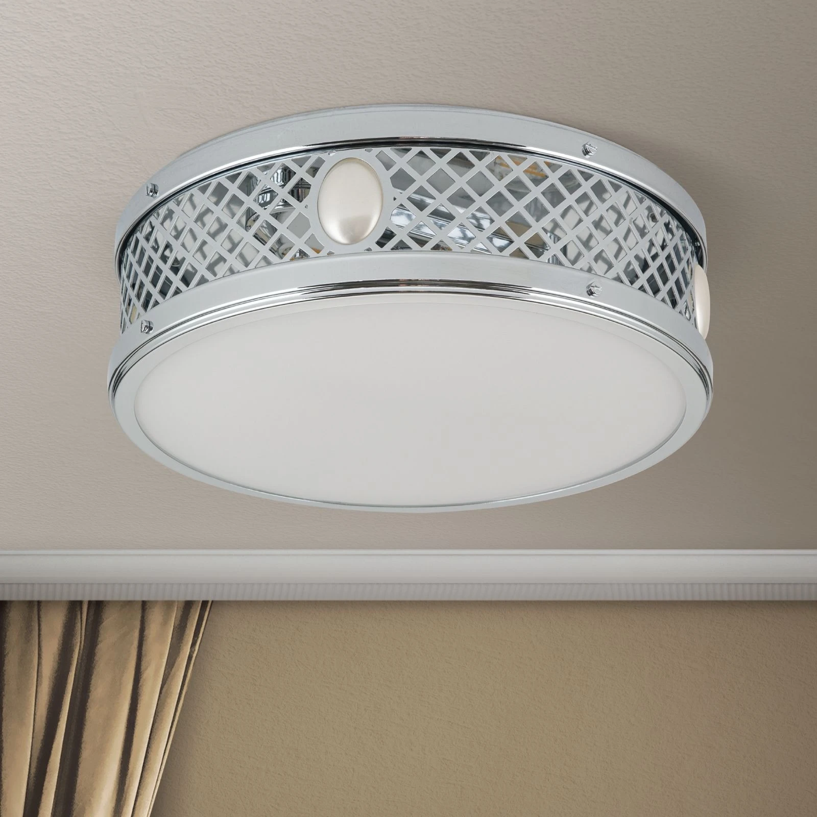 Plafonska lampa ALT WIEN, sjajni nikl, Ø 33 cm - 3