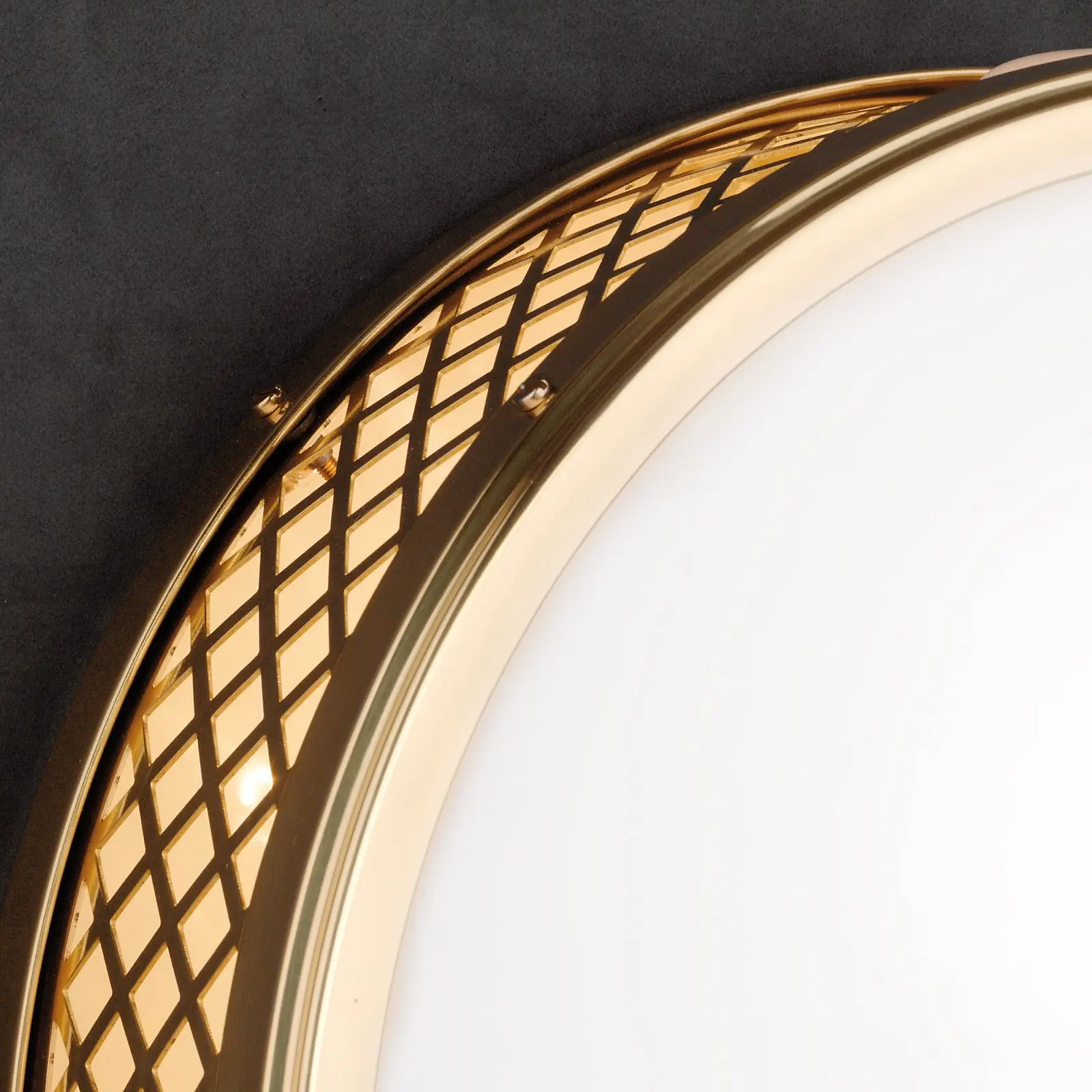 Okrugla plafonska lampa ALT WIEN, sjajni mesing, 40cm - 3