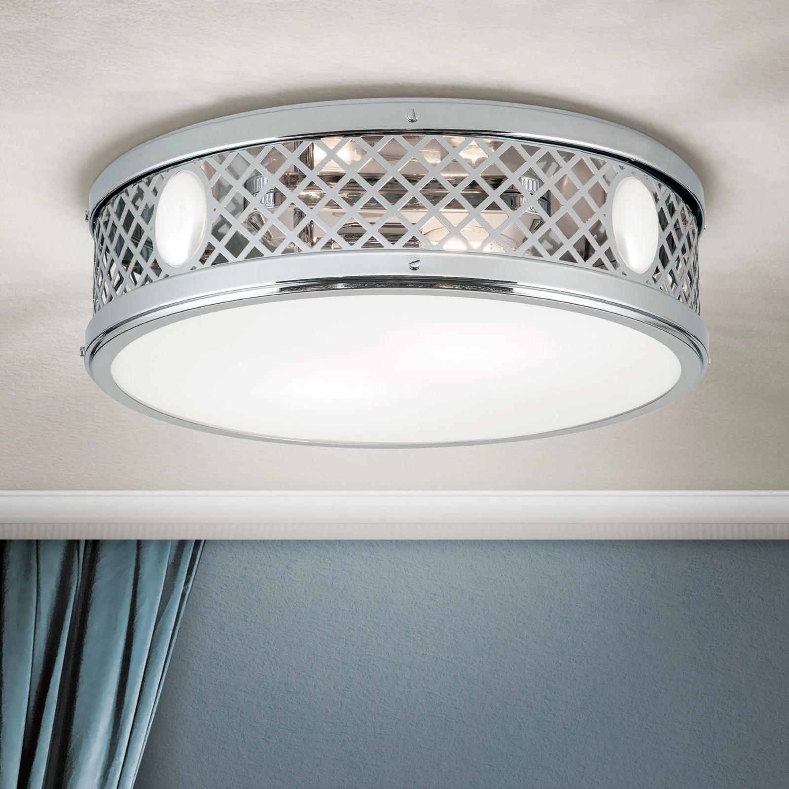 Plafonska lampa ALT WIEN, sjajni nikl, Ø 40 cm - 1