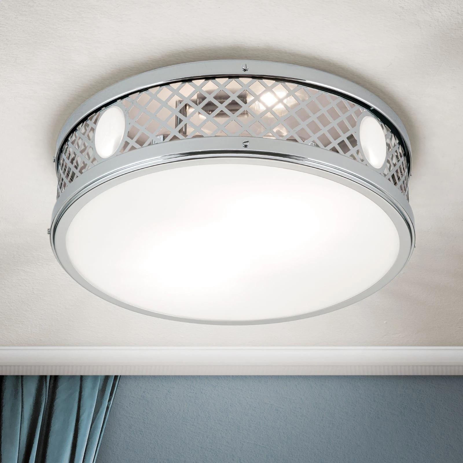 Plafonska lampa ALT WIEN, sjajni nikl, Ø 40 cm - 2