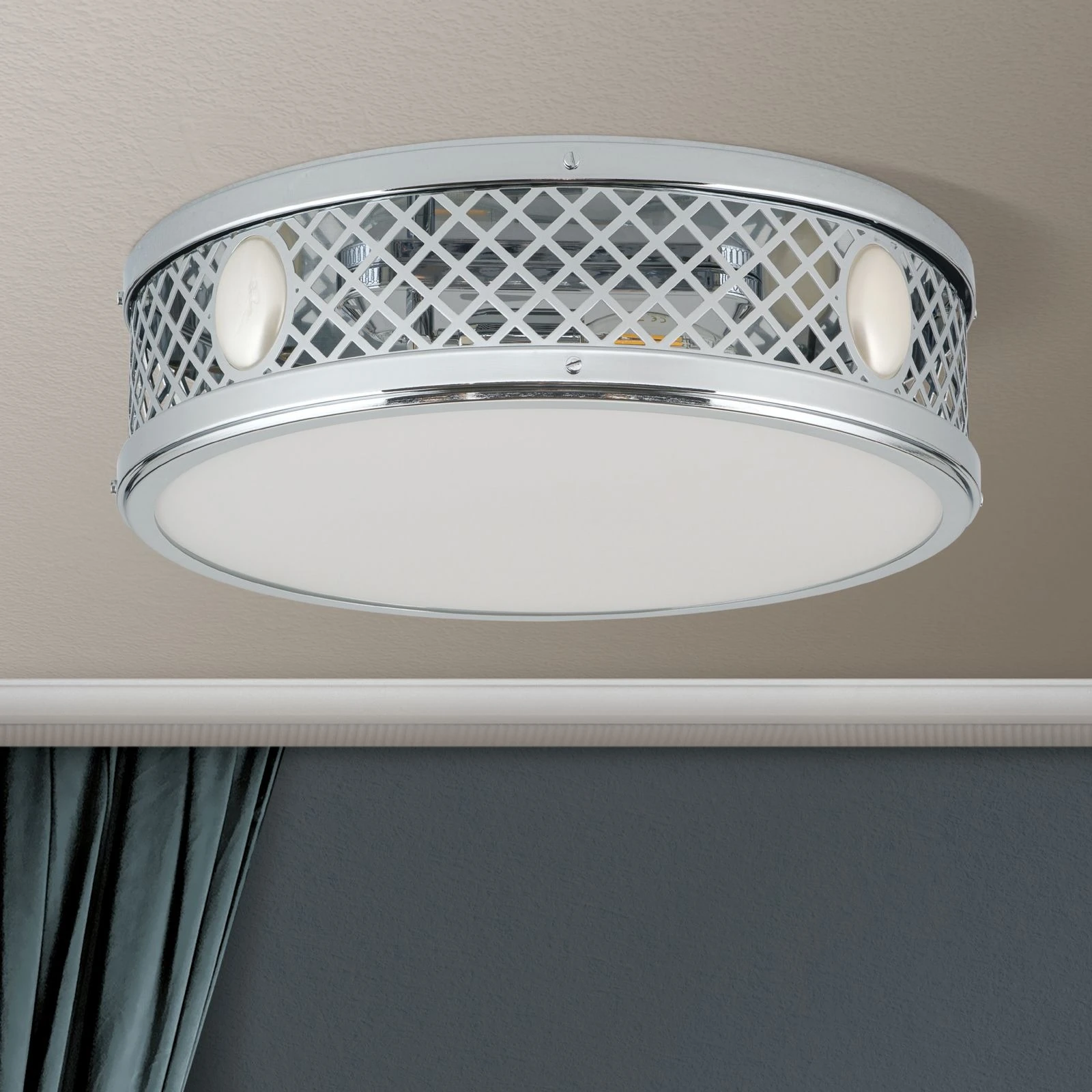 Plafonska lampa ALT WIEN, sjajni nikl, Ø 40 cm - 3