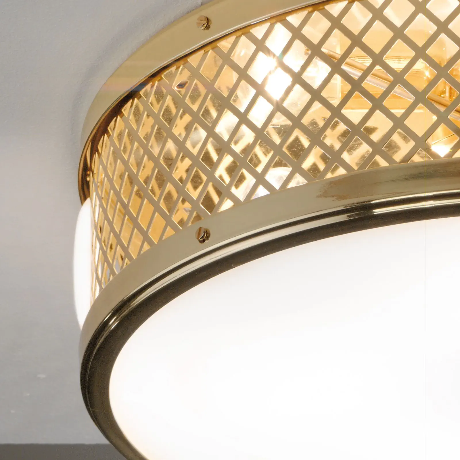 Okrugla plafonska lampa ALT WIEN, sjajni mesing, 53cm - 3