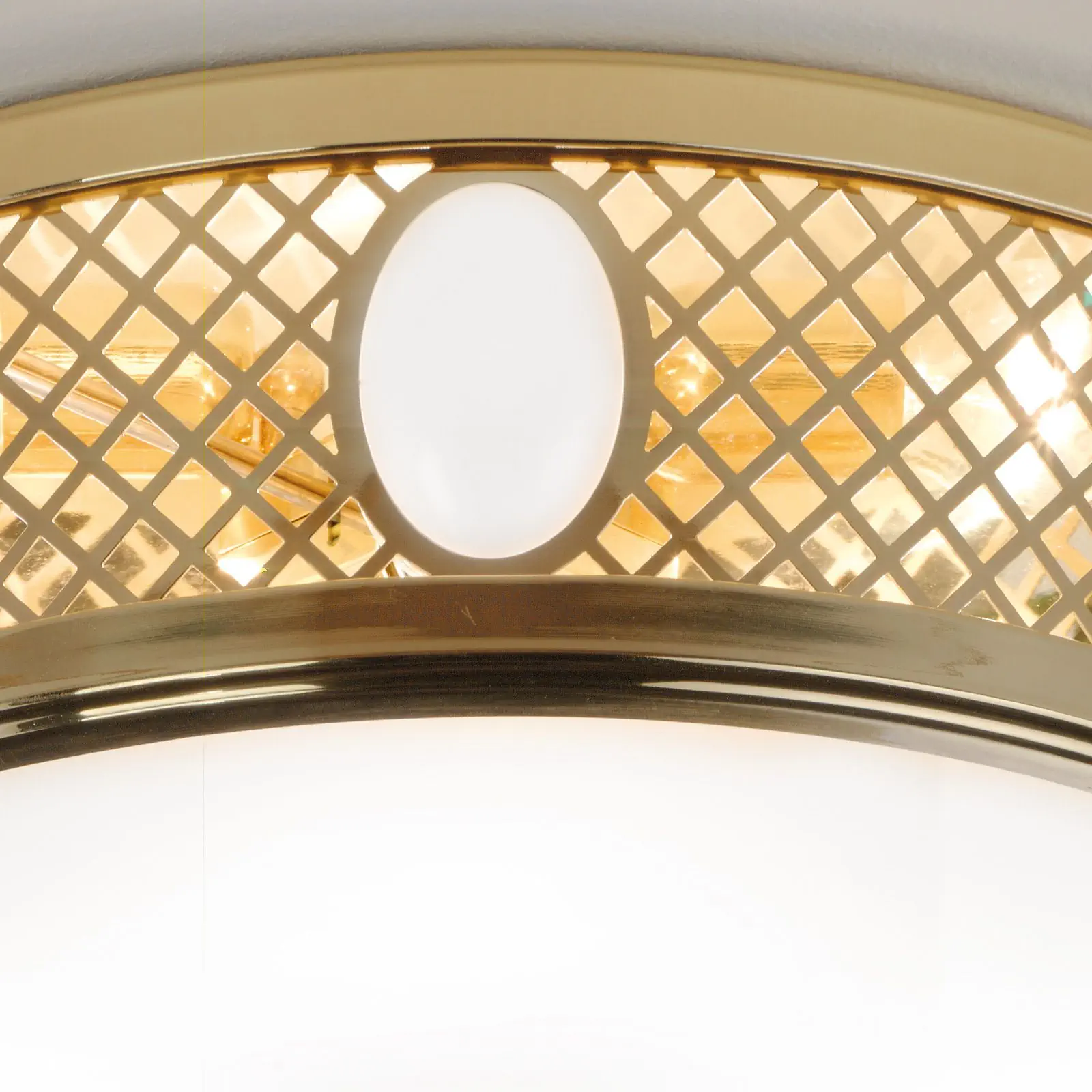 Okrugla plafonska lampa ALT WIEN, sjajni mesing, 53cm - 4