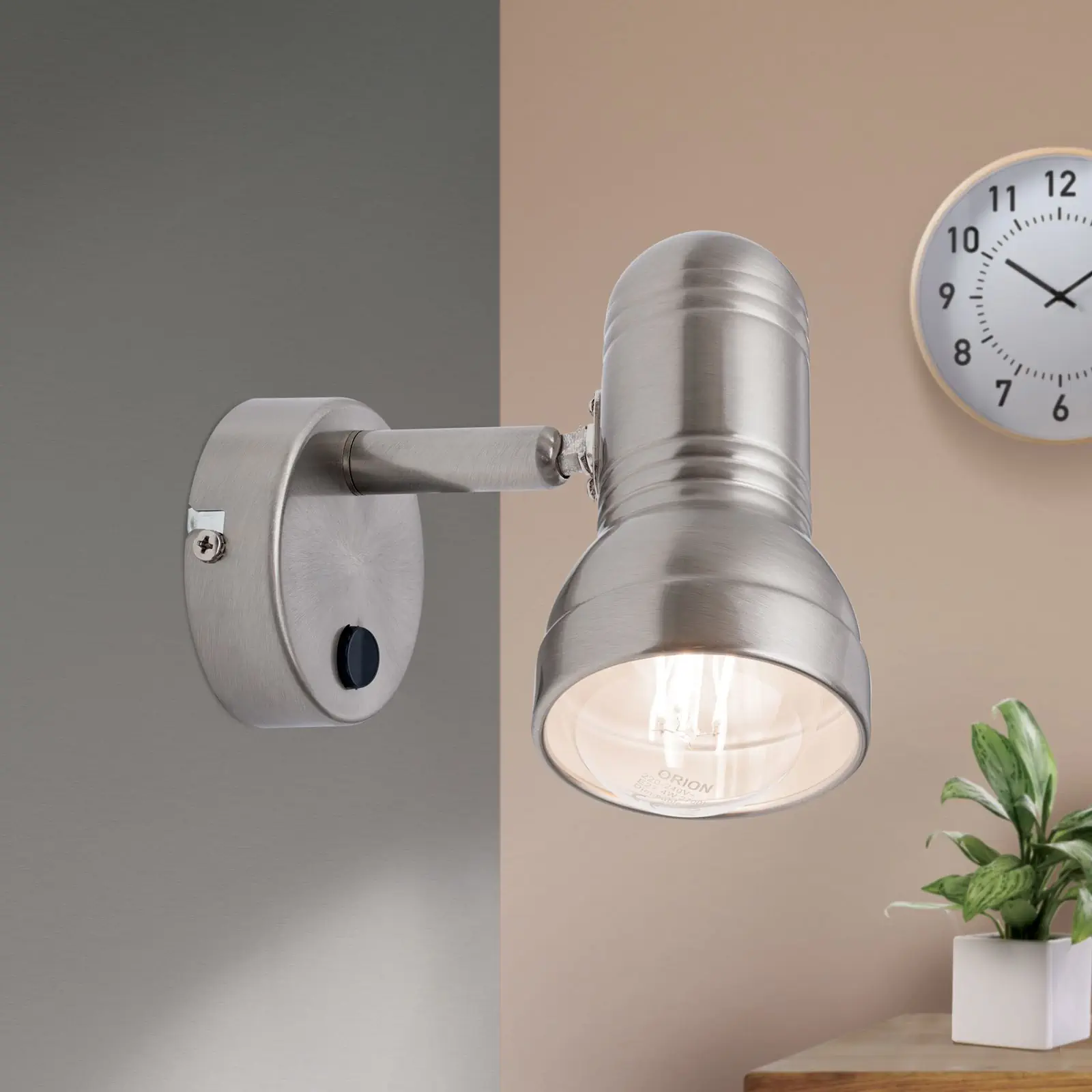 Spot lampa WILHELM, 1-izvor svetla, satinisana - 2