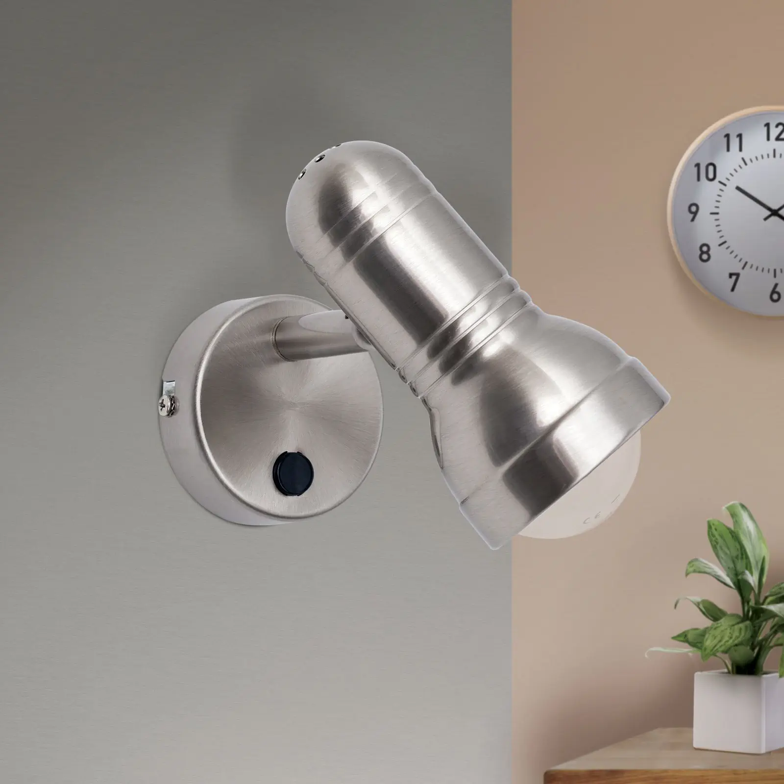 Spot lampa WILHELM, 1-izvor svetla, satinisana - 3