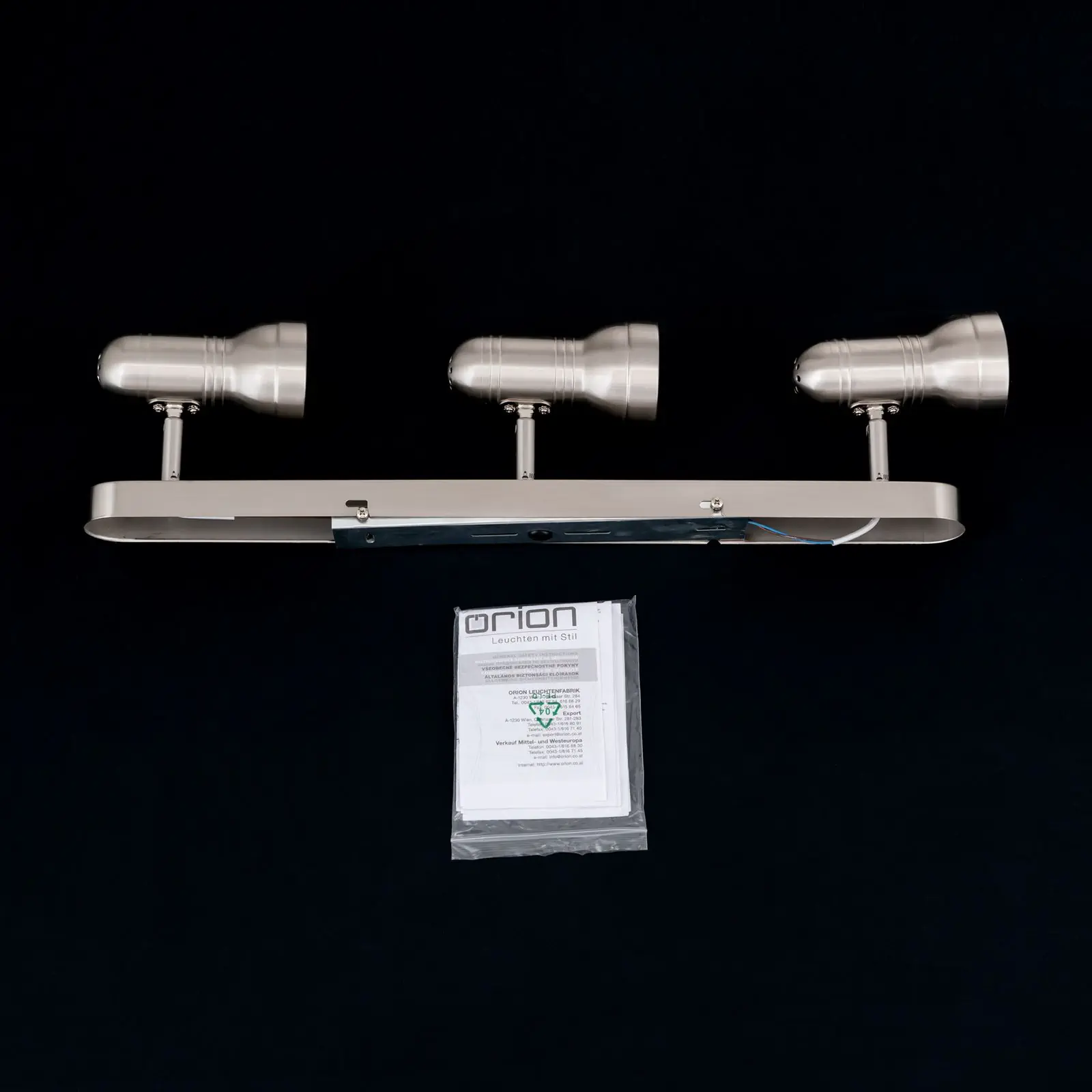 Spot Lampa WILHELM, 3 izvora svetla, satinisana - 8