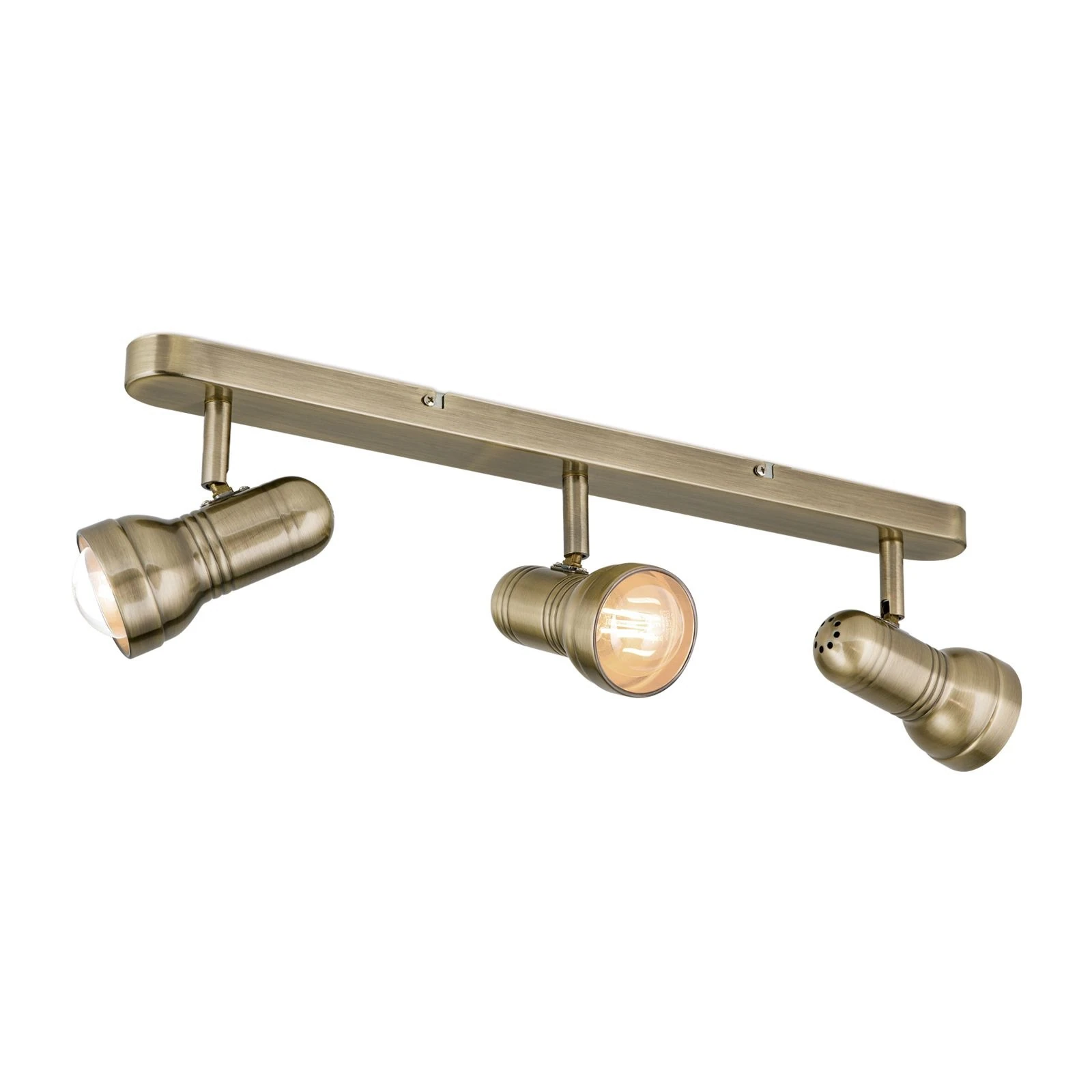 Spot lampa WILHELM, 3 glave, antik mesing - 4