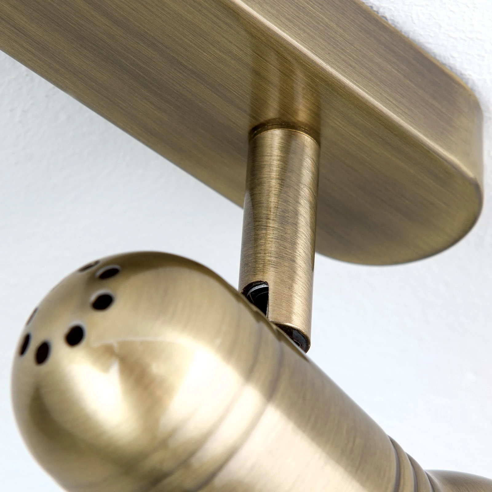 Spot lampa WILHELM, 3 glave, antik mesing - 5