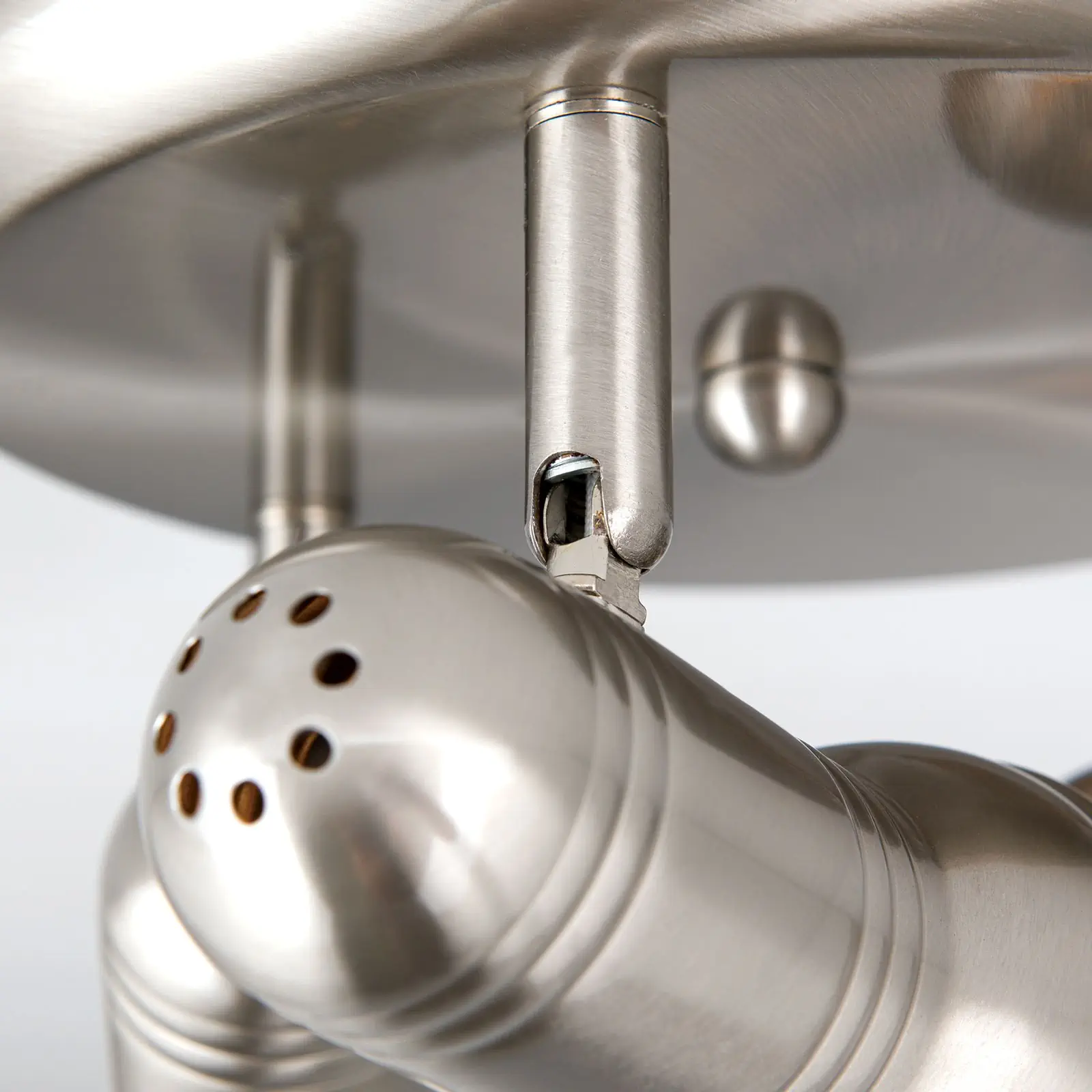 Spot Lampa WILHELM, 3 izvora svetla, satinisana, okrugla - 5