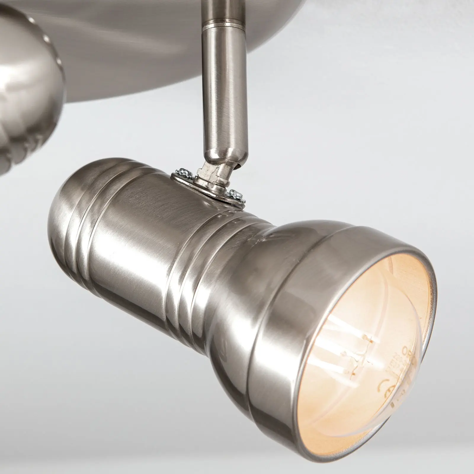 Spot Lampa WILHELM, 3 izvora svetla, satinisana, okrugla - 6