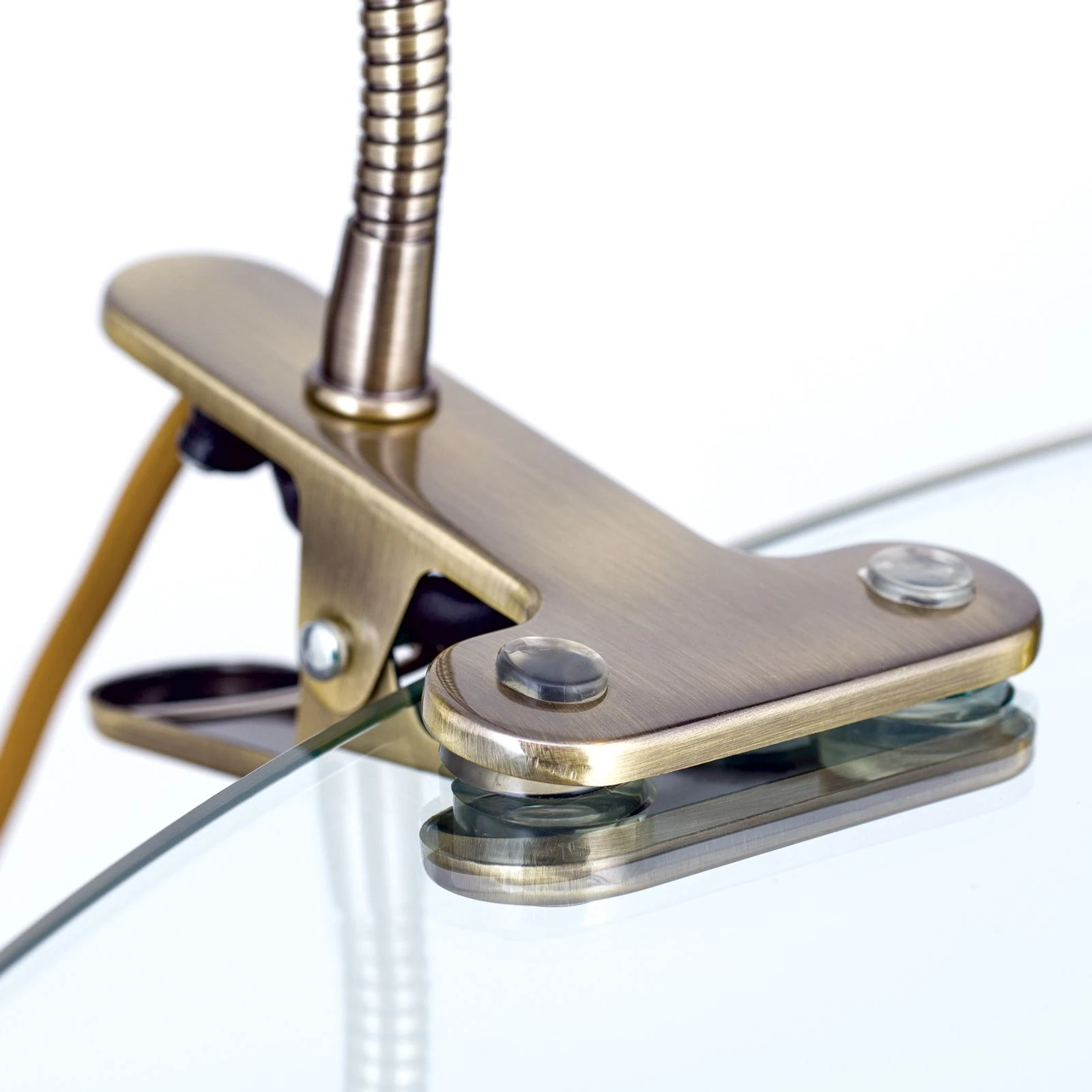 Spot lampa sa stezaljkom WILHELM, patina, dugačka - 5