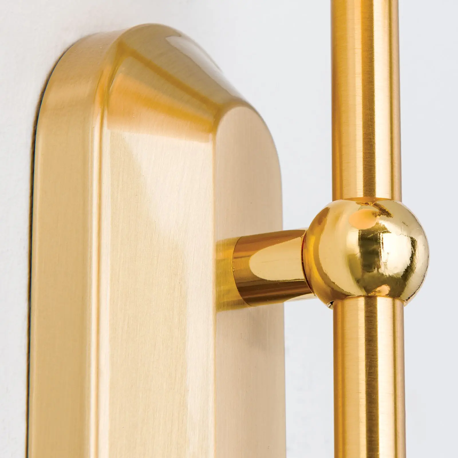 Spot lampa OPALDESIGN, 2 izvora svetla, mat zlatna, sa opalnim staklom - 5