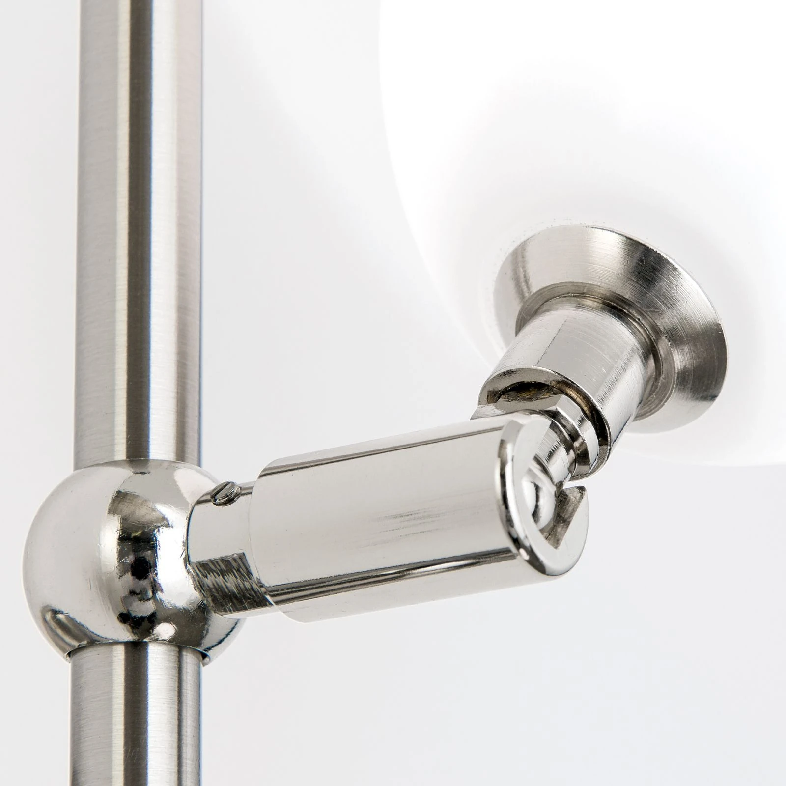 Spot lampa OPALDESIGN, 2 glave, satin hrom, opalno staklo - 6