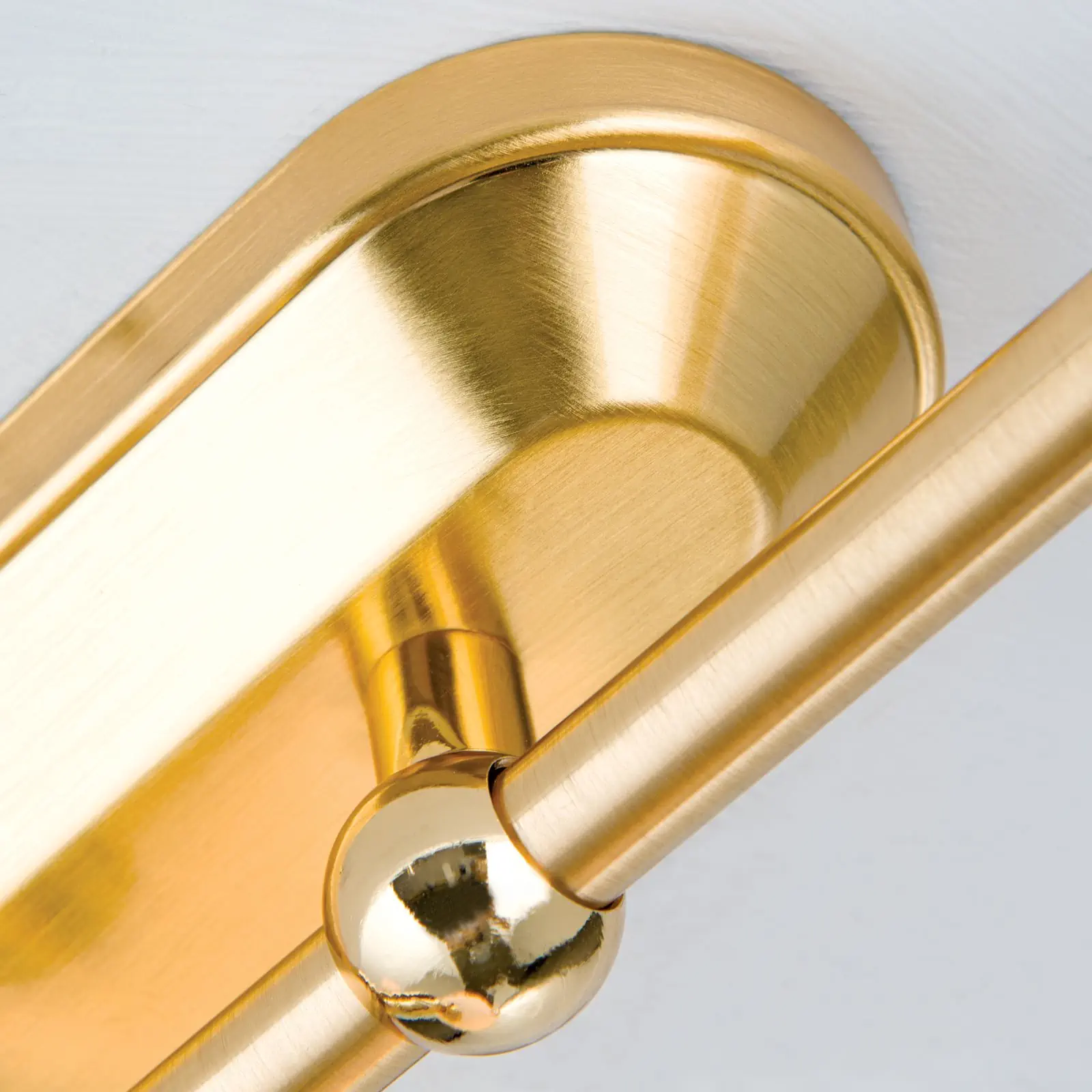 Spot lampa OPALDESIGN, 3 izvora svetla, mat zlatna, sa opalnim staklom - 5