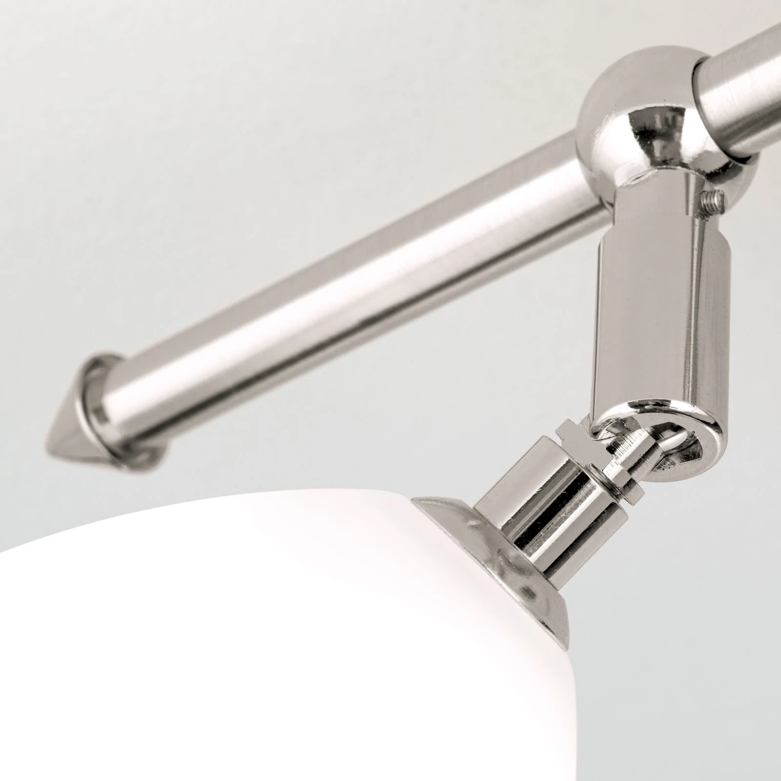 Spot lampa OPALDESIGN, 3 glave, satin hrom, opalno staklo - 6