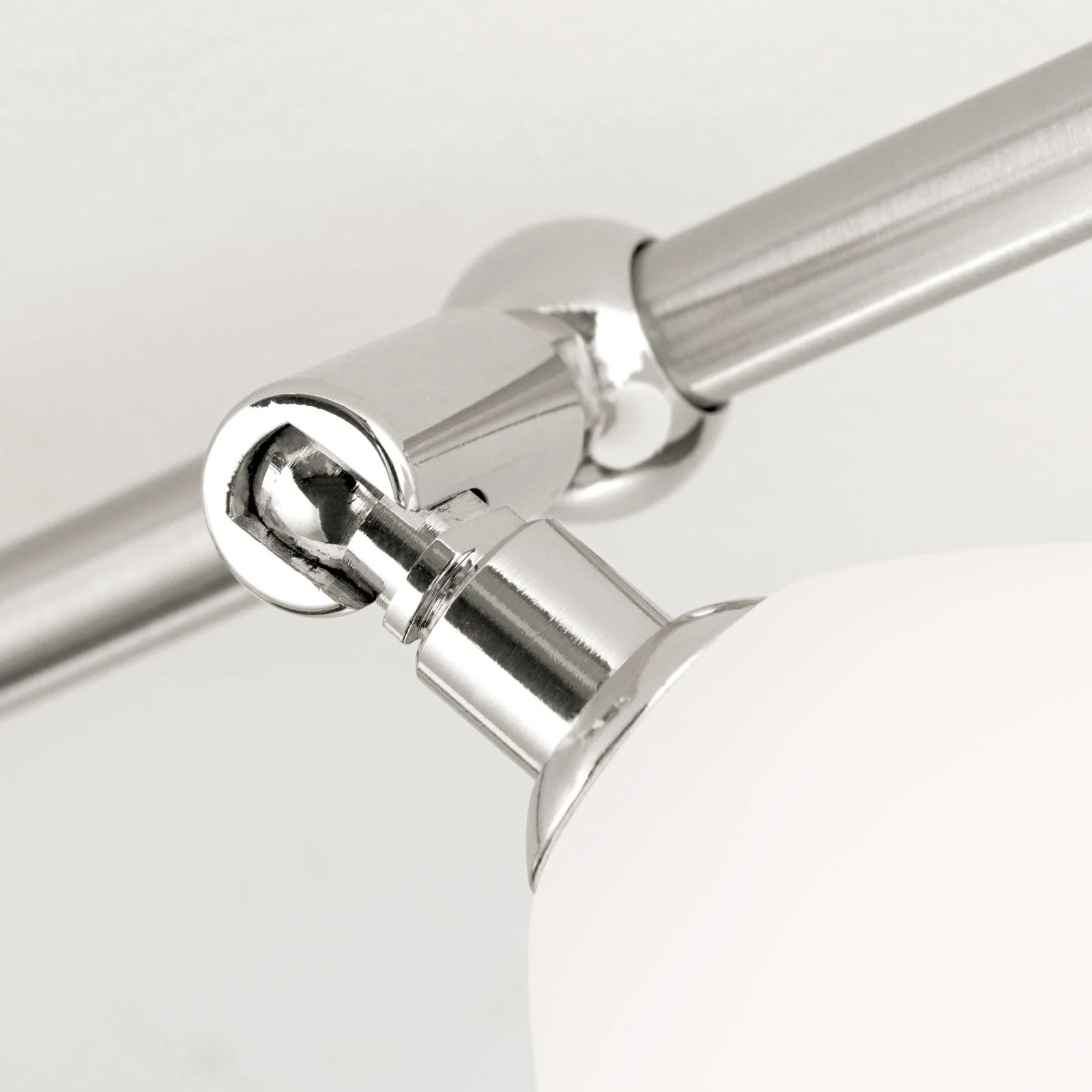 Spot lampa OPALDESIGN, 4 glave, satin hrom, opalno staklo - 6