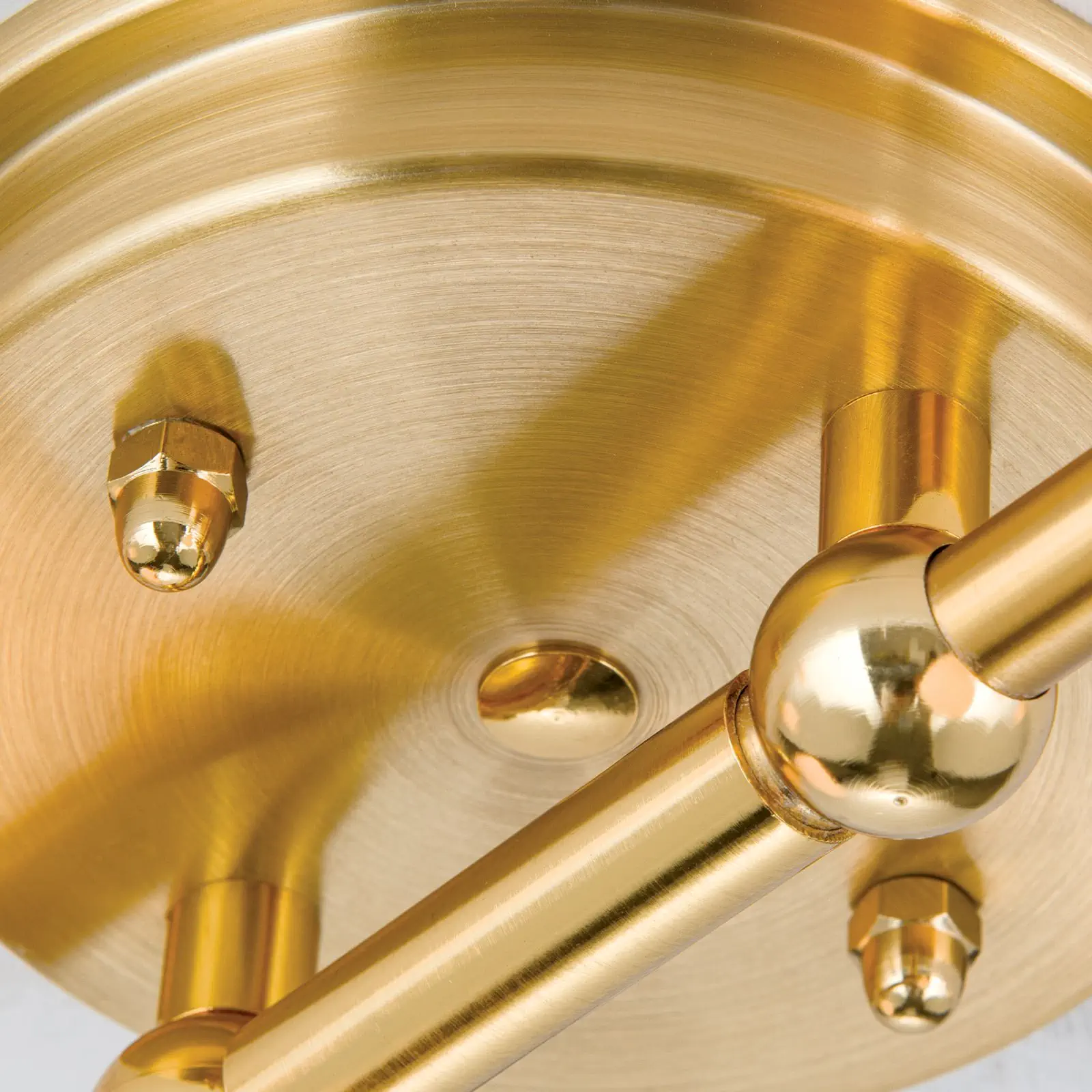 Spot lampa OPALDESIGN, 6 izvora svetla, mat zlatna, sa opalnim staklom - 5