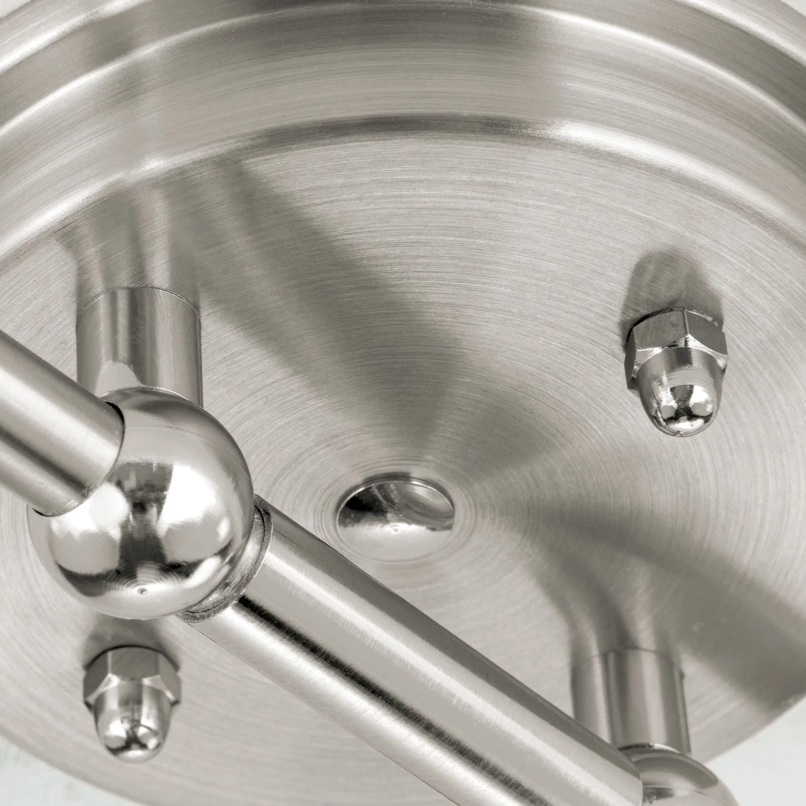 Spot lampa OPALDESIGN, 6 glave, satin hrom, opalno staklo - 5