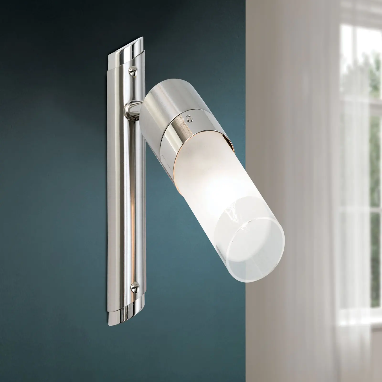 Pojedinačna spot lampa SPOT EXCLUSIVE, saten završna obrada, sa saten mat staklom - 2