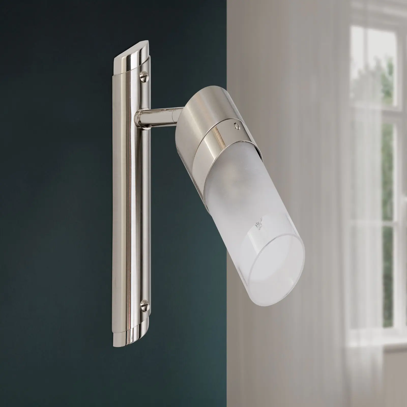 Pojedinačna spot lampa SPOT EXCLUSIVE, saten završna obrada, sa saten mat staklom - 3