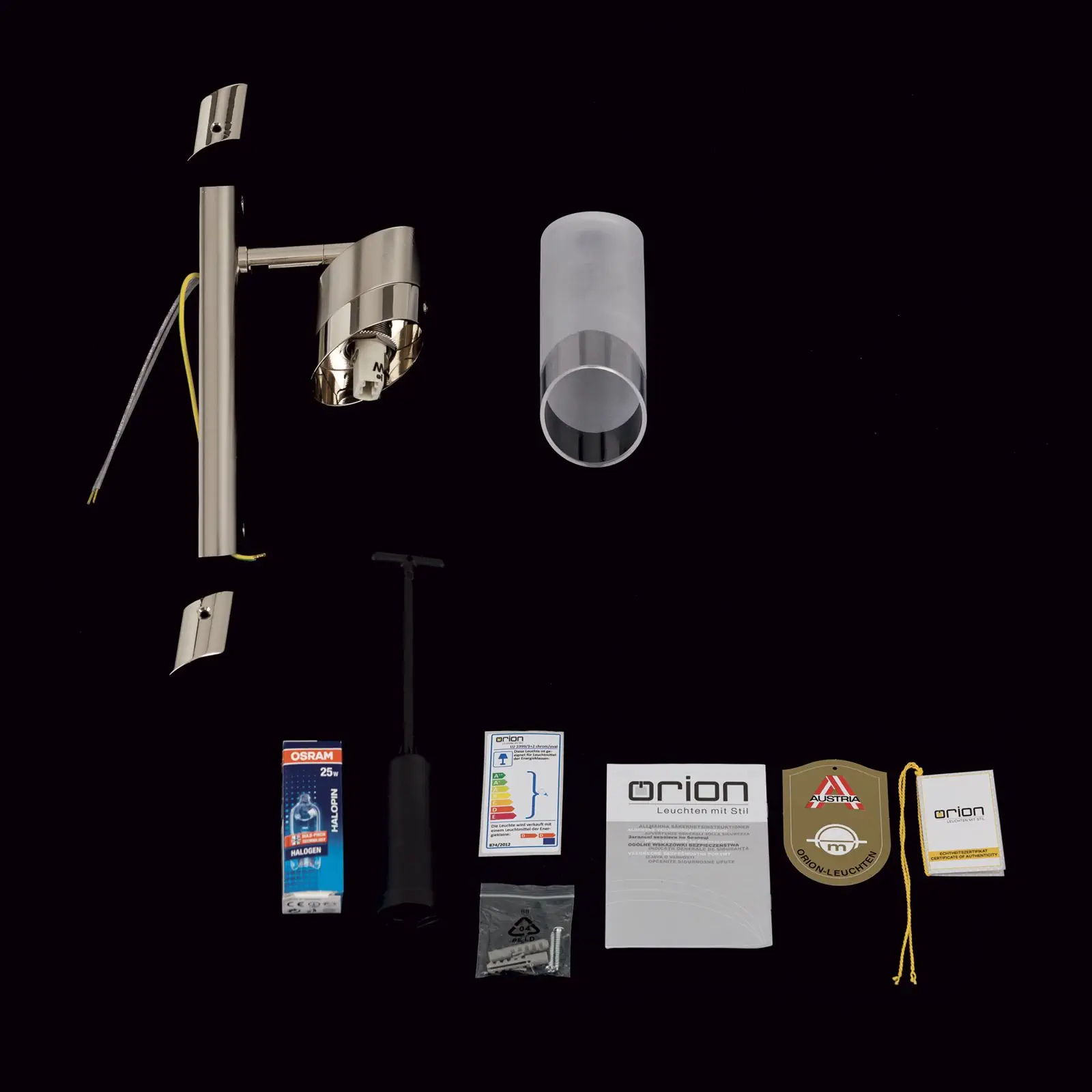 Pojedinačna spot lampa SPOT EXCLUSIVE, saten završna obrada, sa saten mat staklom - 8