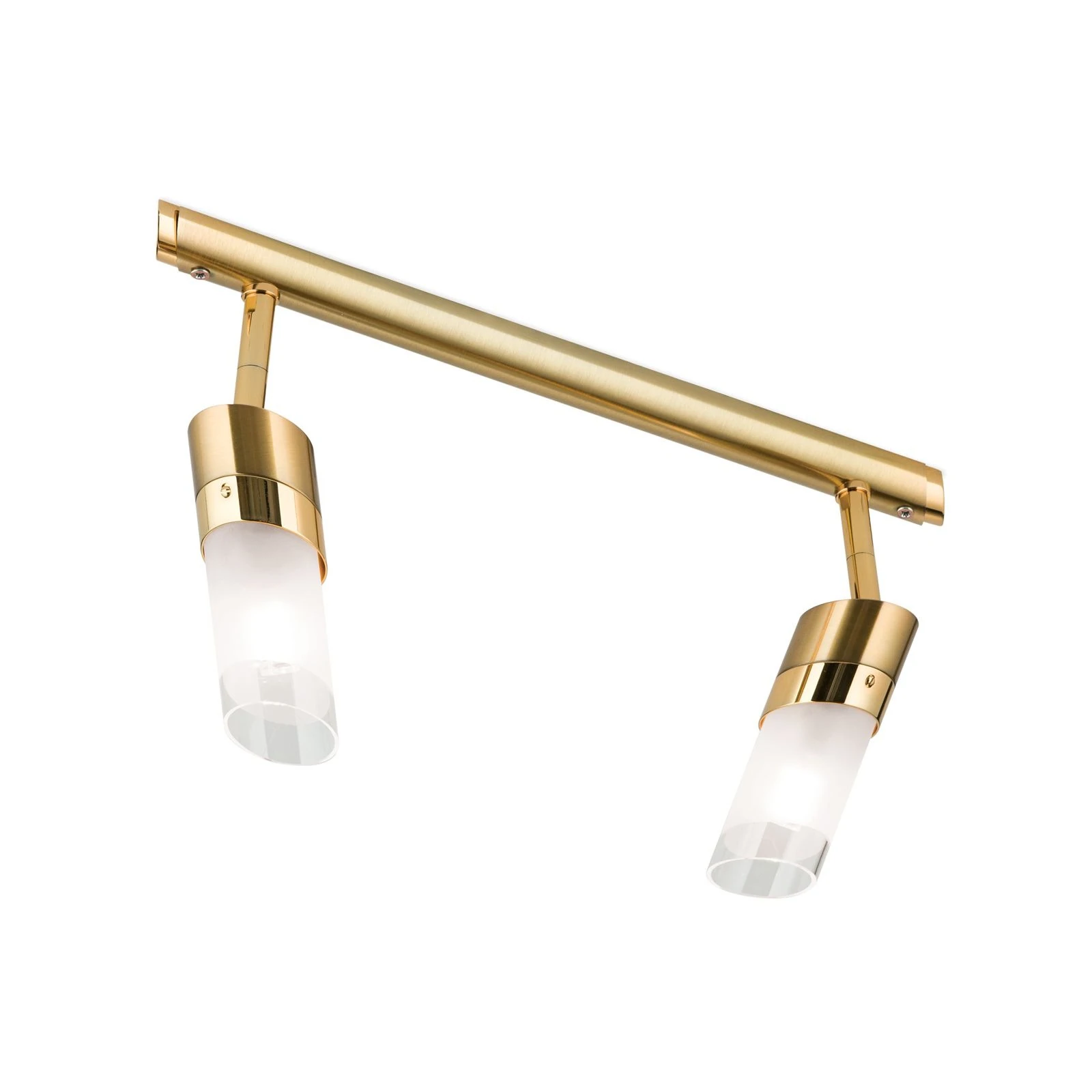 Dupleks spot lampa SPOT EXCLUSIVE, brušeno zlato, satinirano difuzno staklo - 4