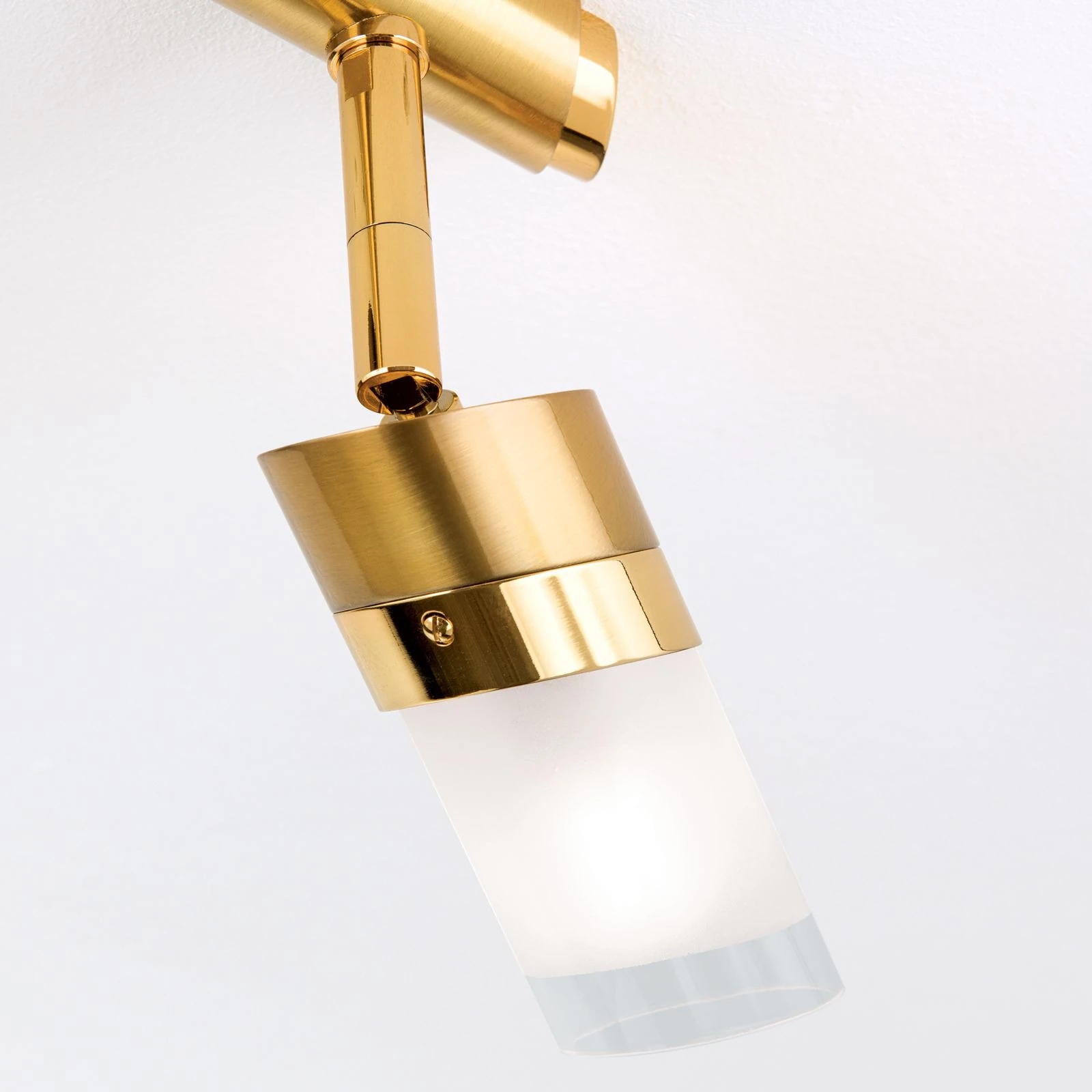 Dupleks spot lampa SPOT EXCLUSIVE, brušeno zlato, satinirano difuzno staklo - 5