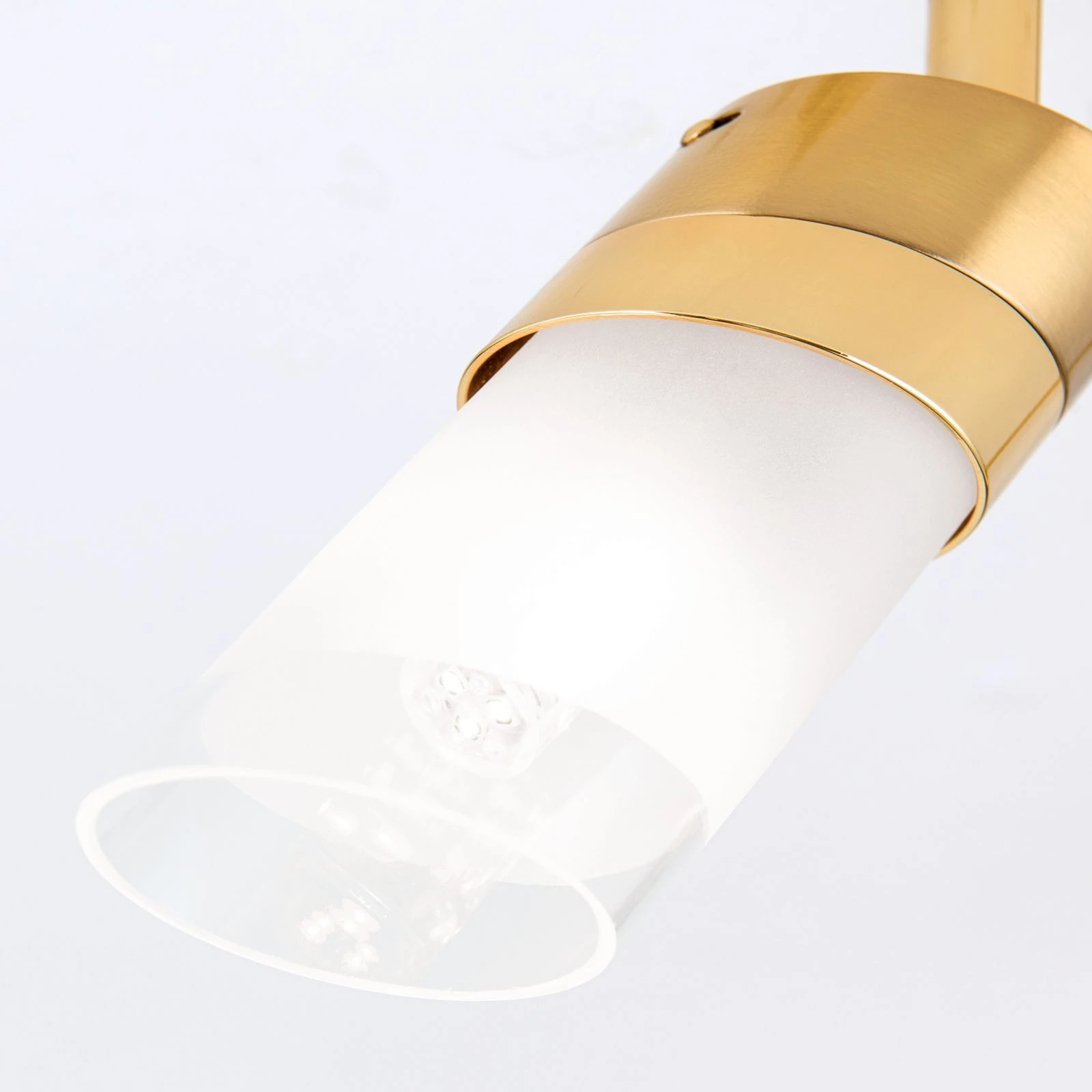 Dupleks spot lampa SPOT EXCLUSIVE, brušeno zlato, satinirano difuzno staklo - 6