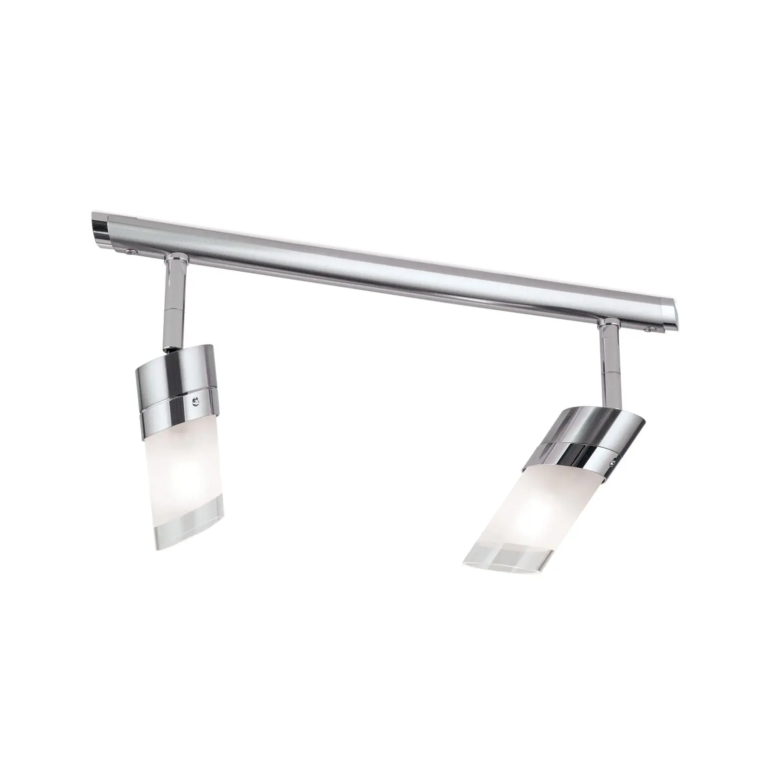 Dupla spot lampa SPOT EXCLUSIVE, satenski hrom, sa satenskim difuznim staklima - 4