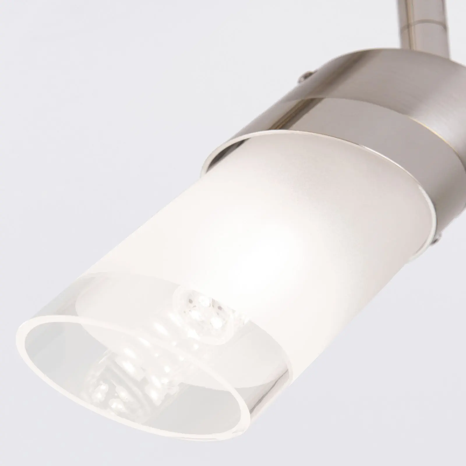 Dupla spot lampa SPOT EXCLUSIVE, satenski hrom, sa satenskim difuznim staklima - 6