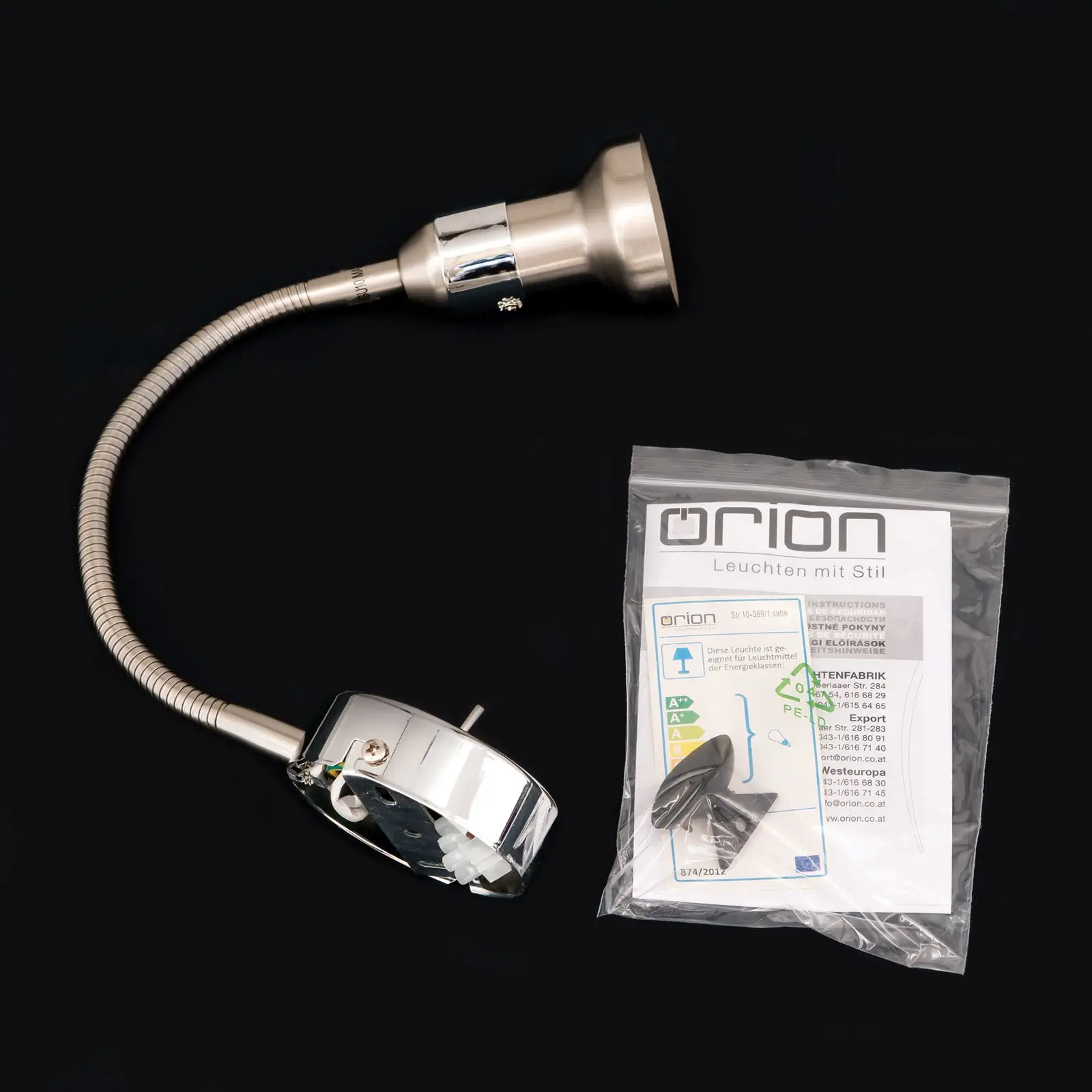 Spot lampa SEBA, 1 izvor svetla, satinisana - 8