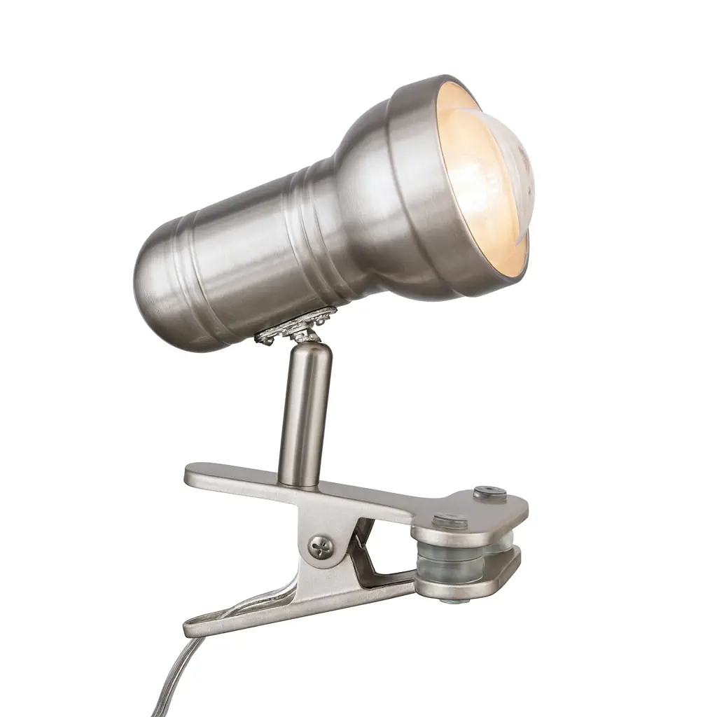 Spot lampa sa stezaljkom WILHELM, satenirana, kratka - 9