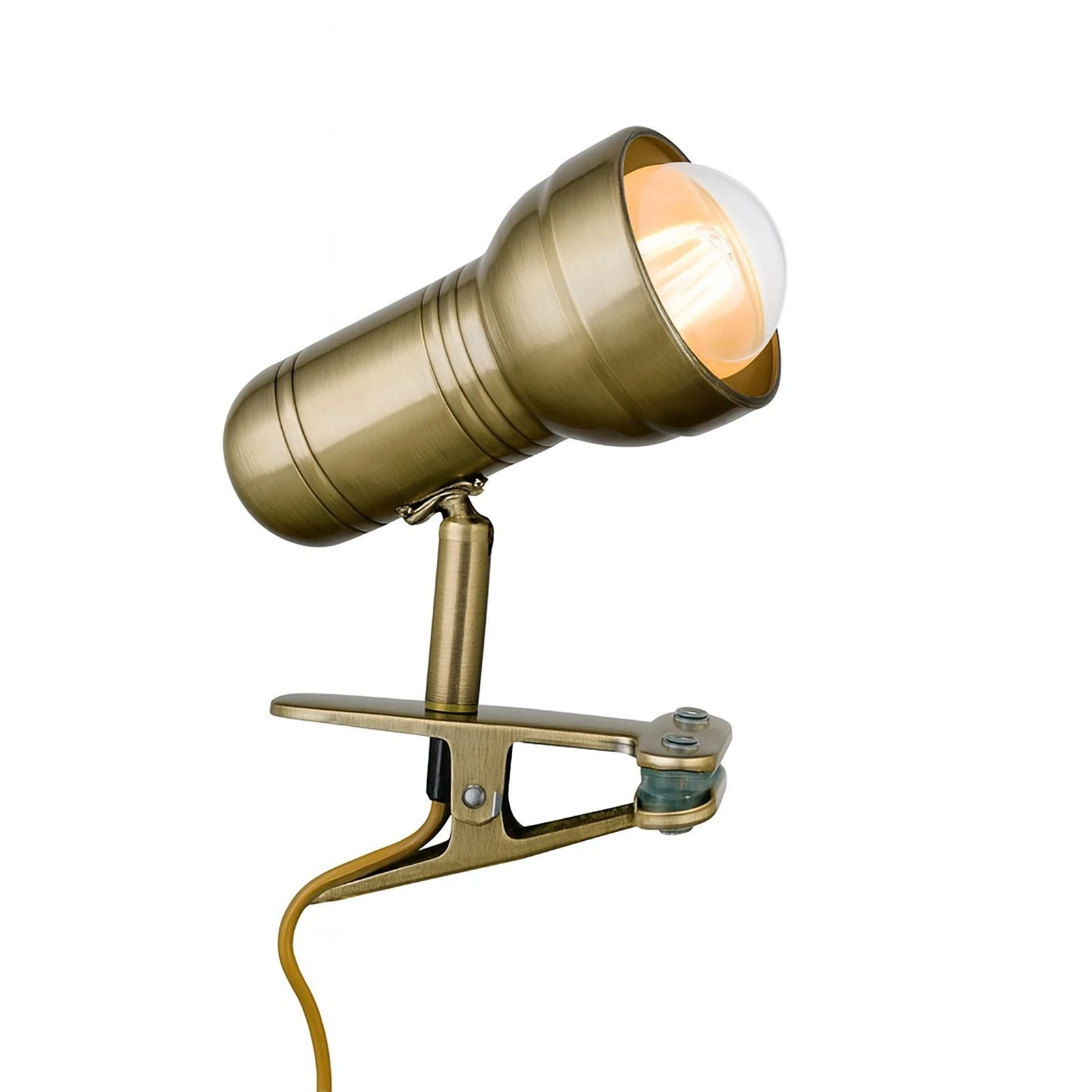 Spot lampa sa stezaljkom WILHELM, patina, kratka - 9