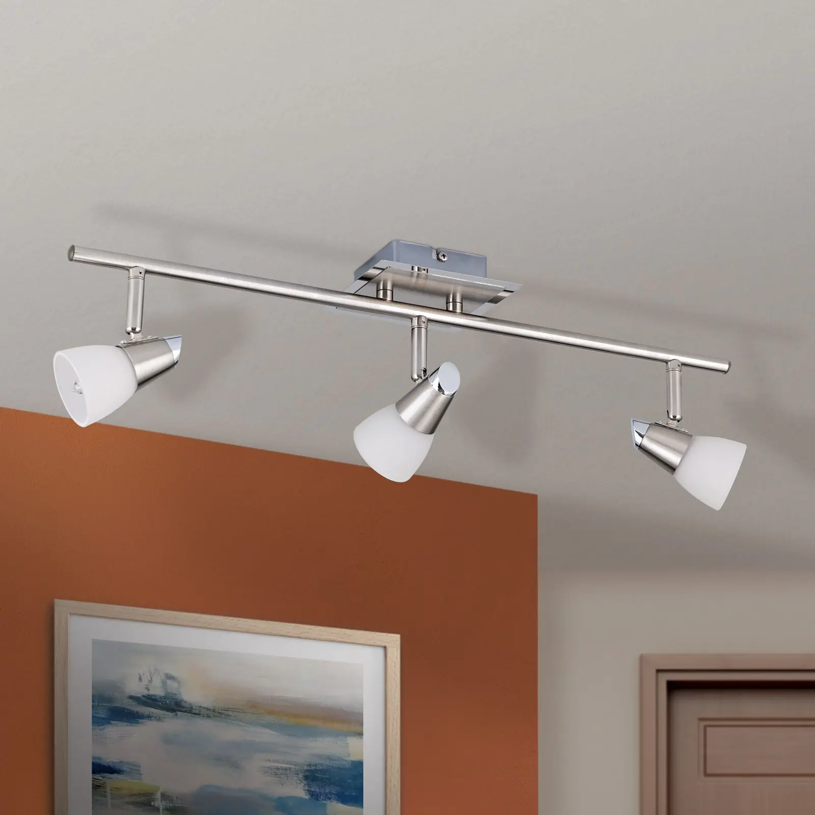 Spot lampa MAX, 3 izvora svetla, saten - 3