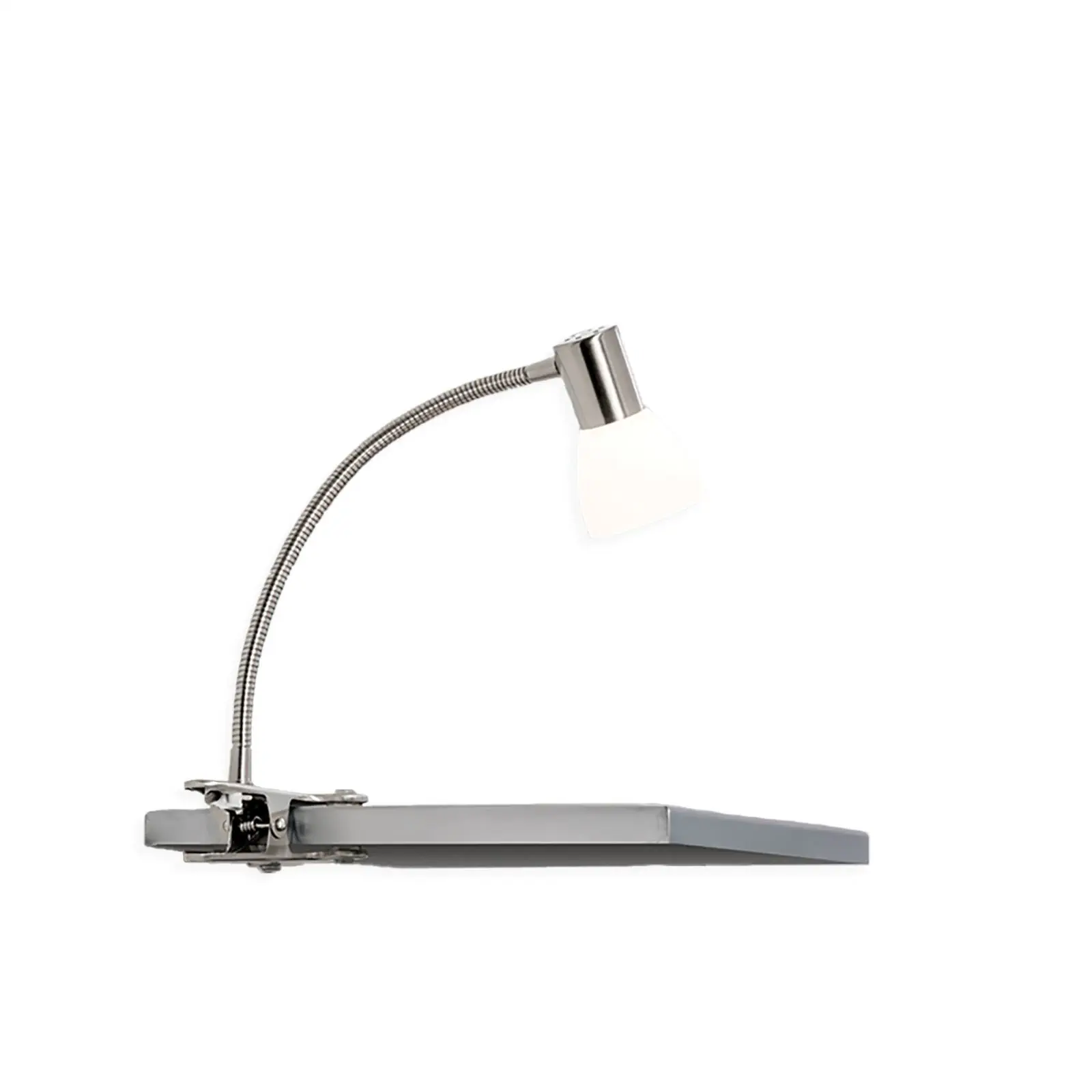 LED lampa sa stezaljkom LAURA, 1 izvor svetla, saten - 3