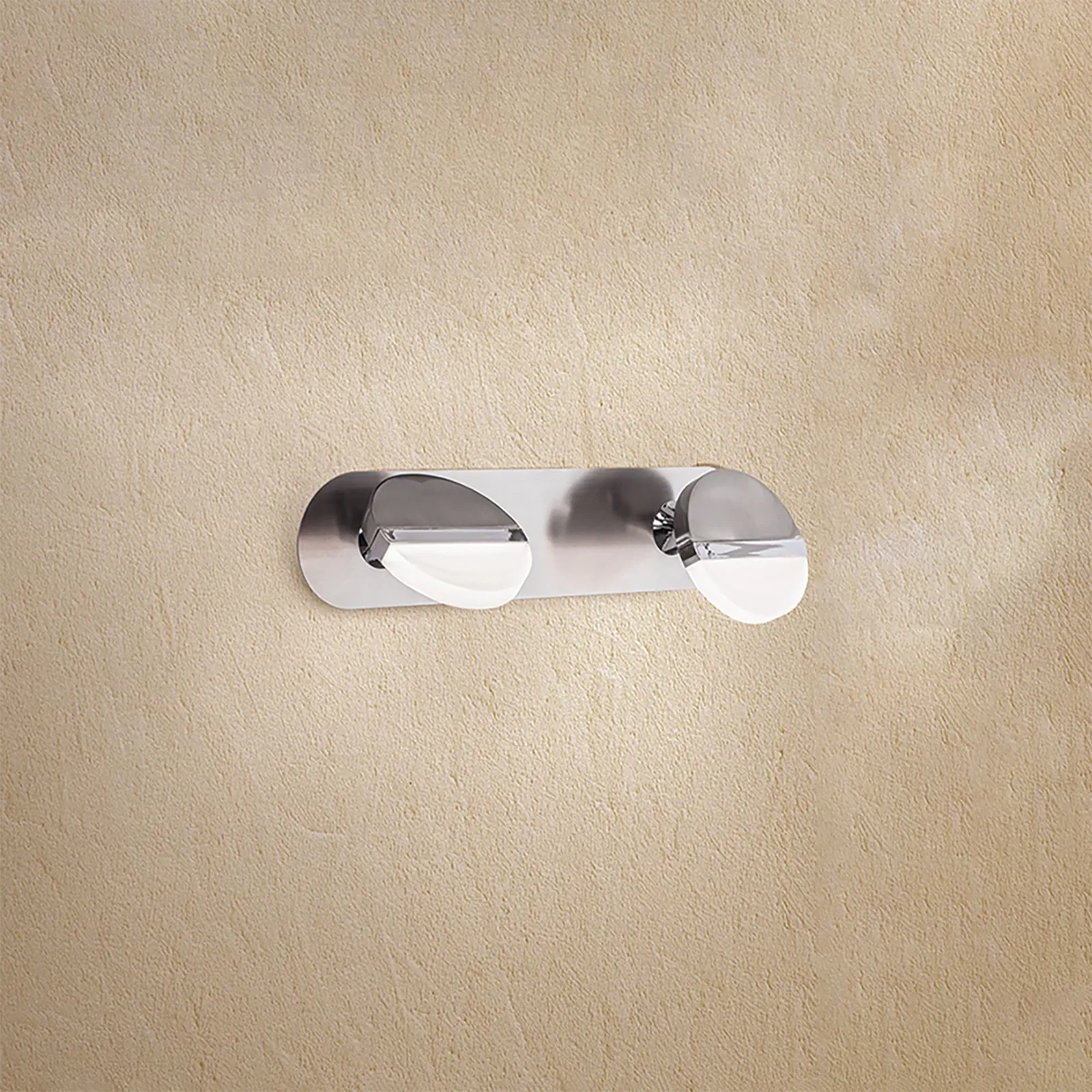 LED spot lampa FABIAN, 2 izvora svetla, saten - 2