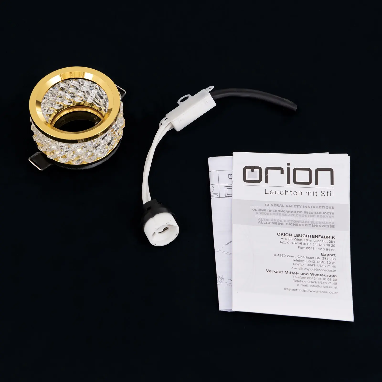 Ugradna spot lampa KORB, zlatna - 8