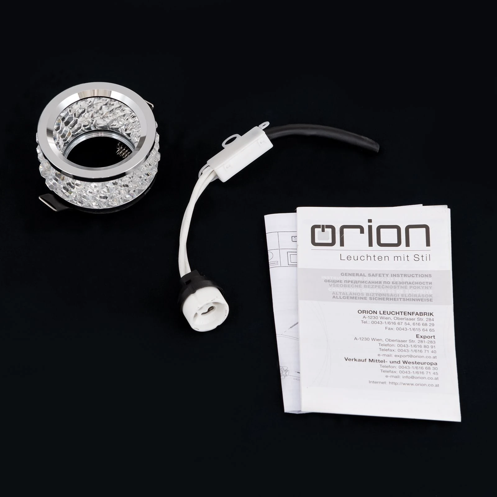 Ugradna spot lampa KORB, hrom - 8