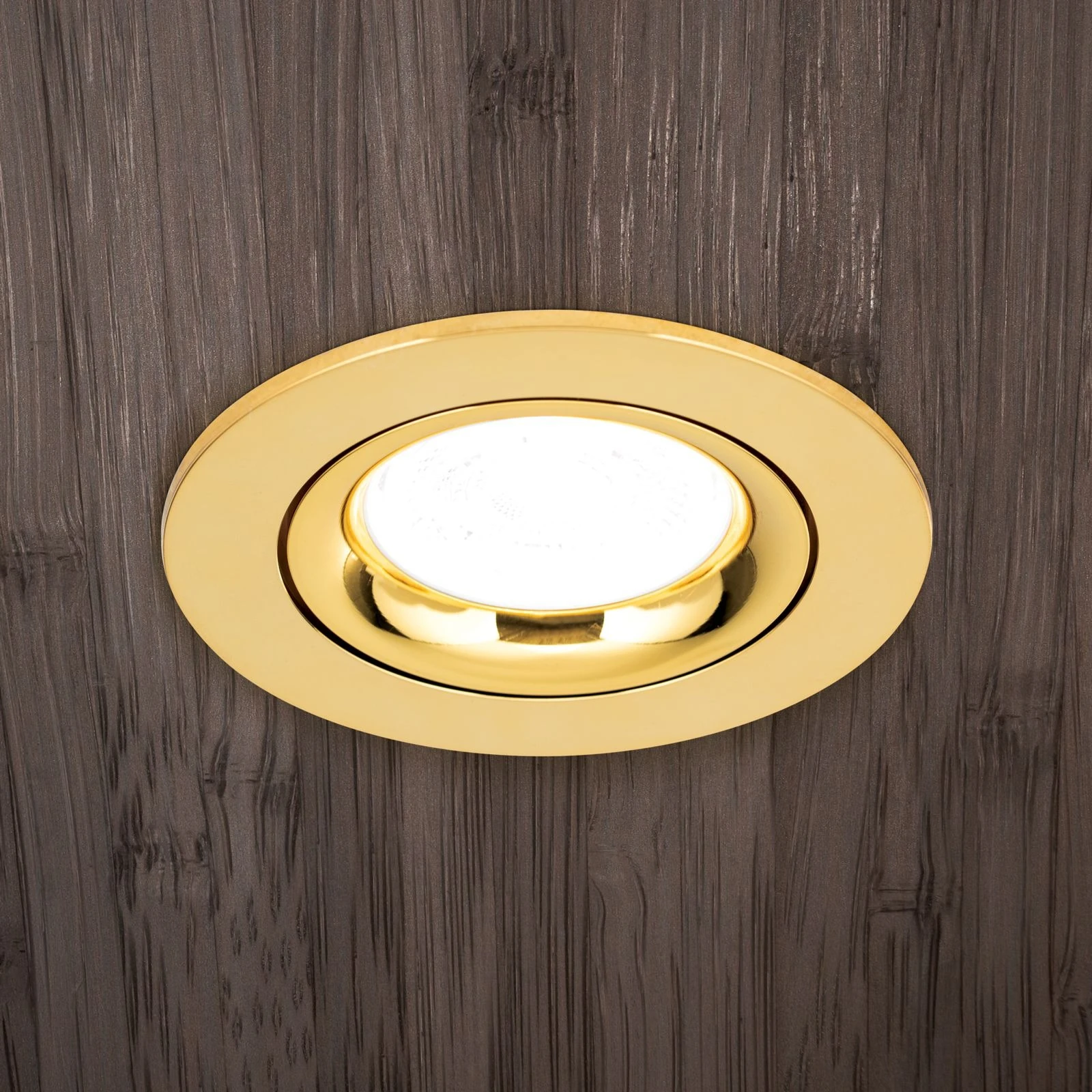 Montažni ram CHOICE, zlatni, okrugli - 2